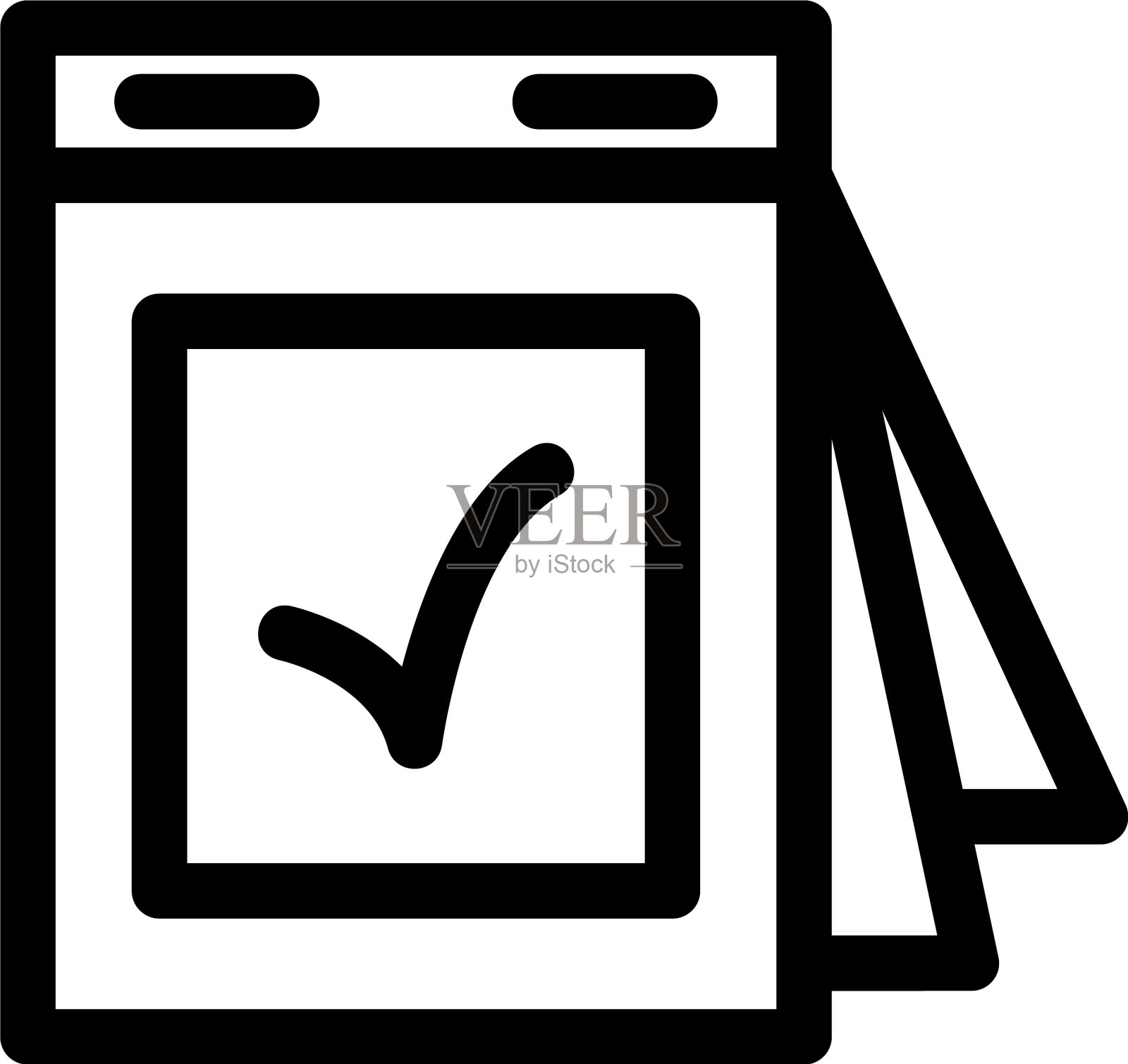 日历图标或标志孤立符号符号图标素材