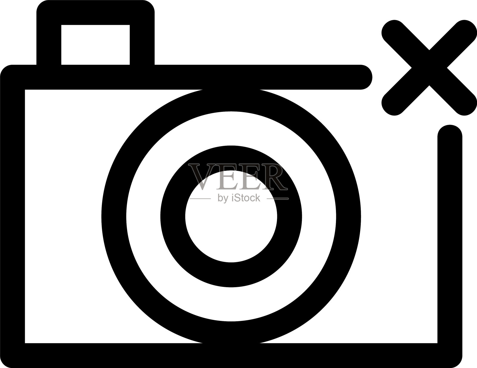 相机图标或标志孤立标志符号图标素材