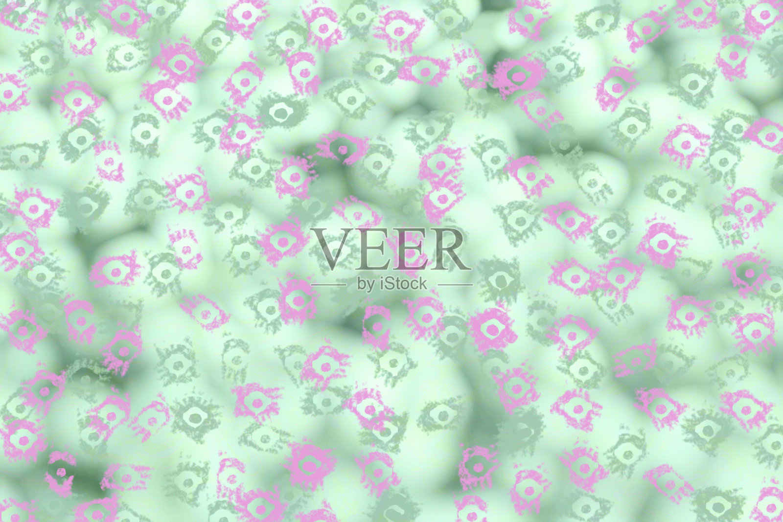 色彩丰富的粉色和绿色抽象数字艺术涂料颜色背景设计照片摄影图片