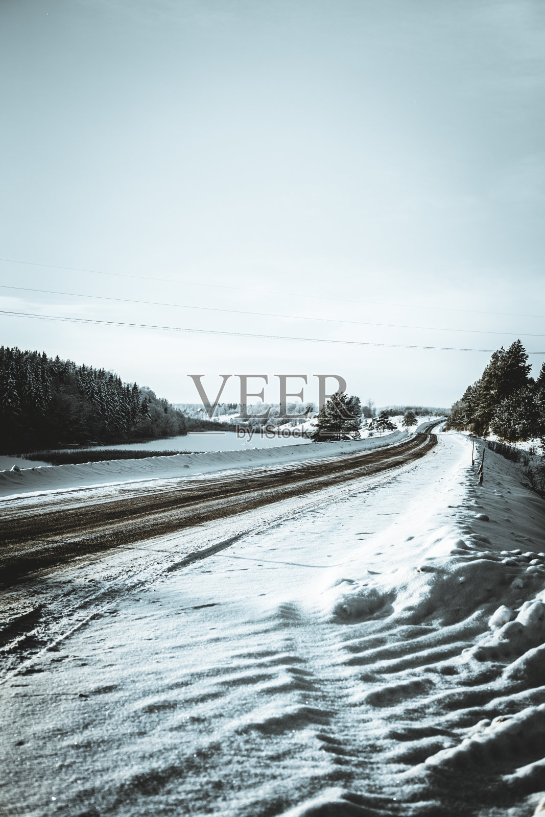 冬天的路照片摄影图片