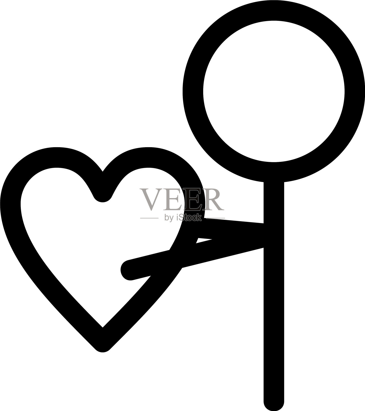 丘比特的图标或标志孤立的标志符号图标素材