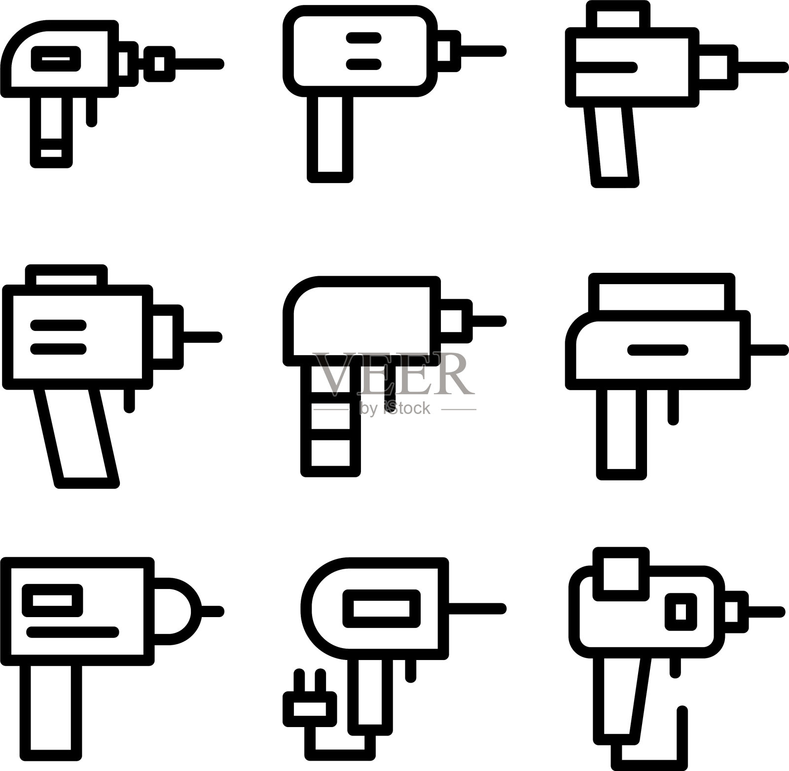 钻图标或标志孤立符号符号插画图片素材