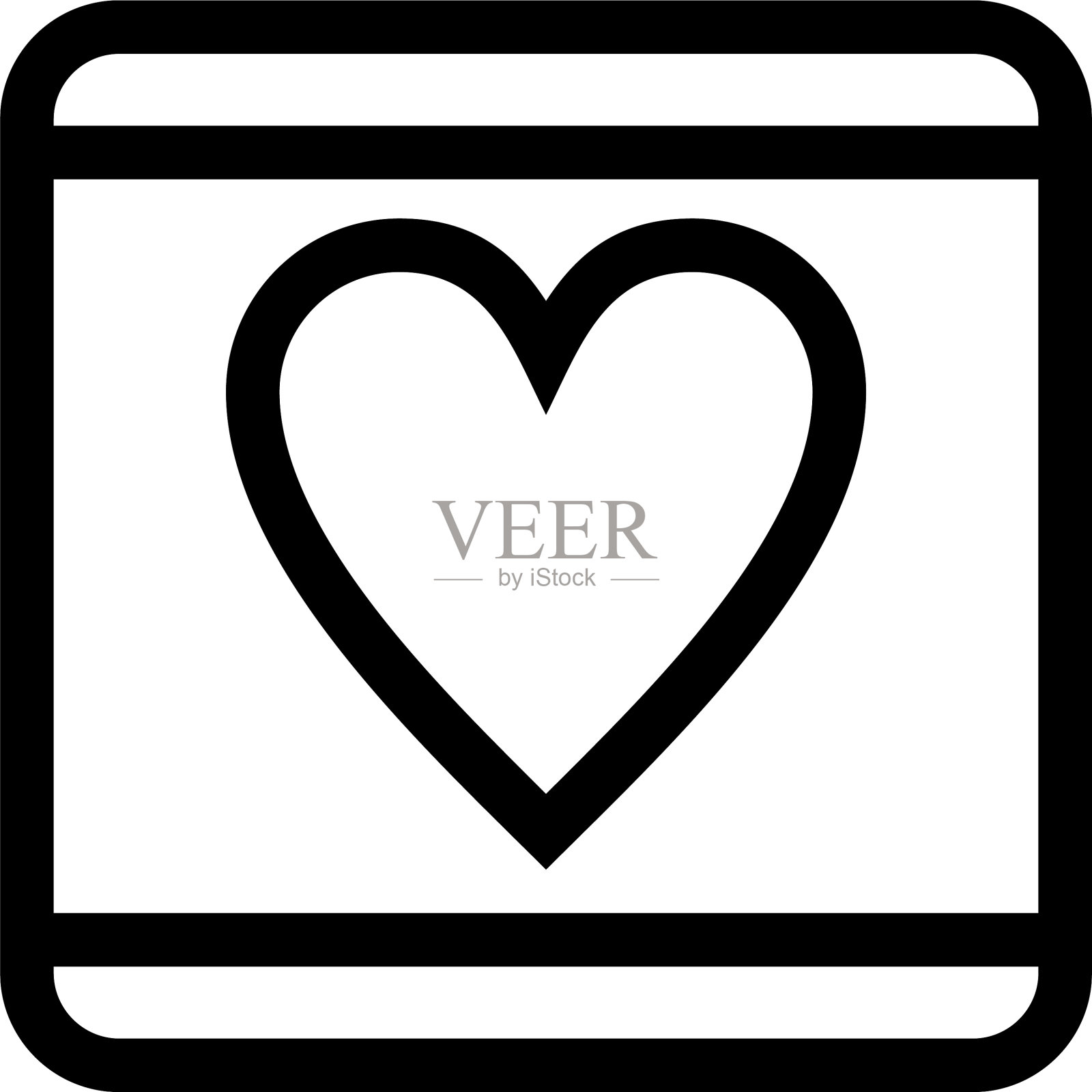 最喜欢的图标或标志孤立的标志符号图标素材