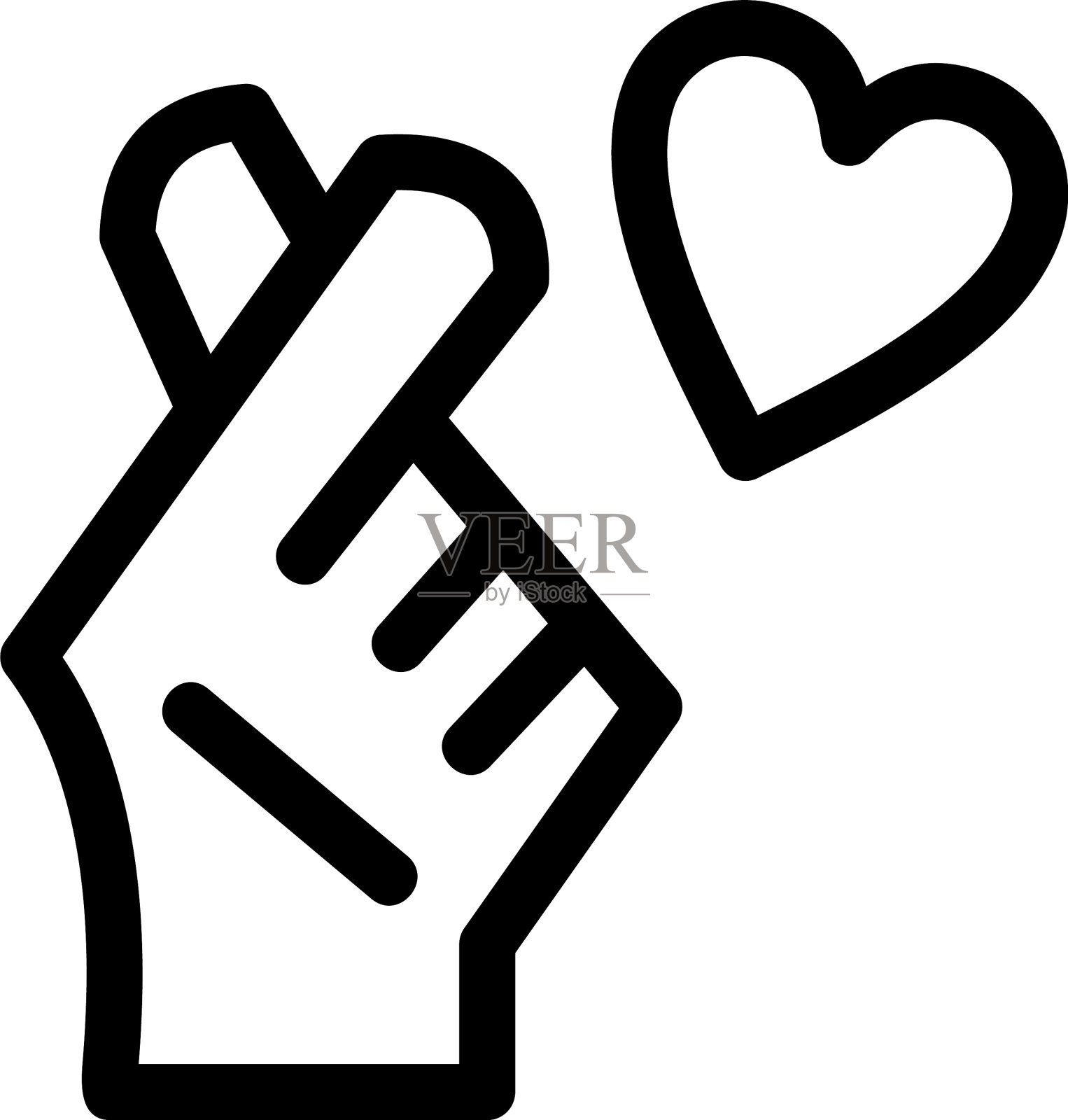 手指图标或标志孤立符号符号图标素材