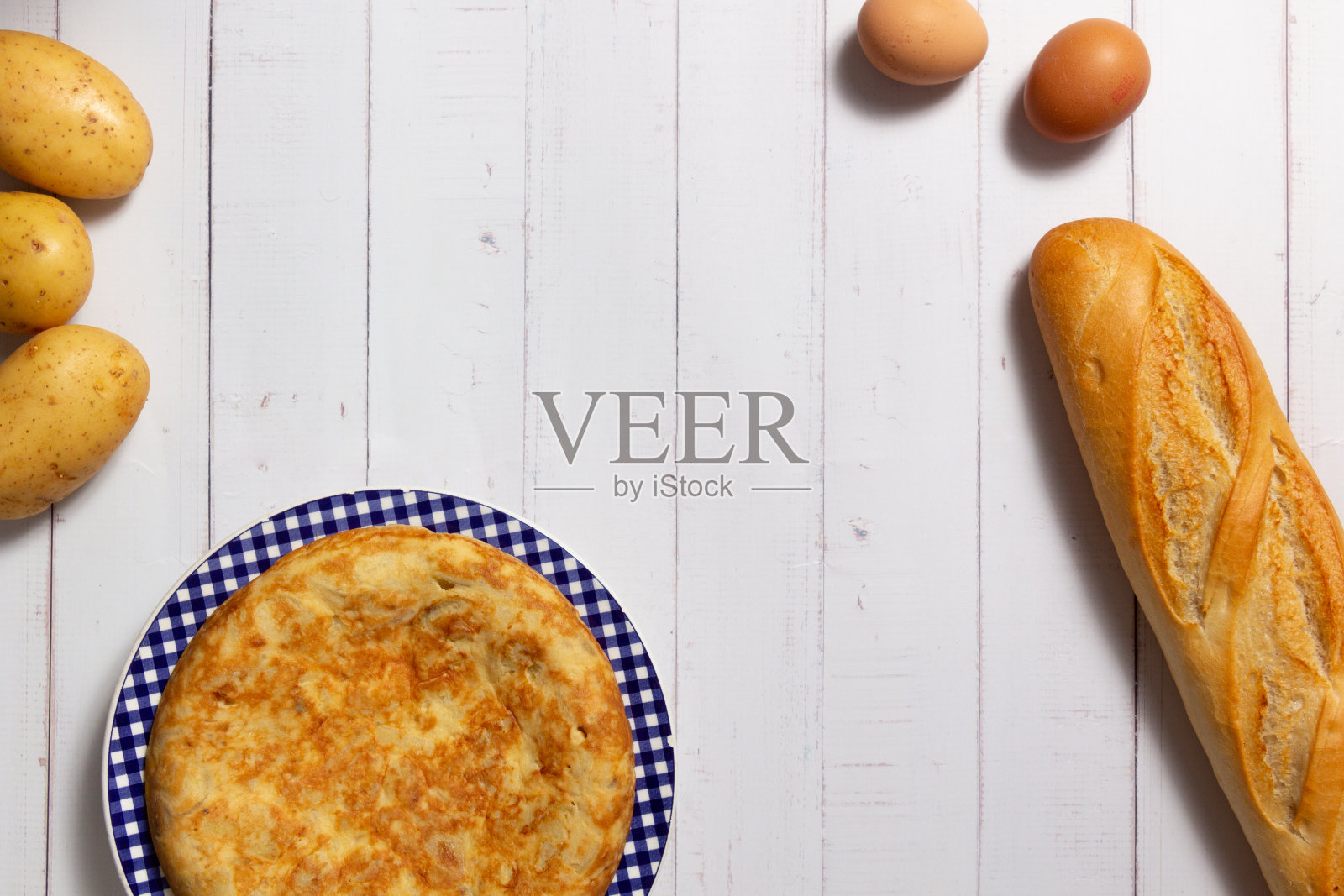 马铃薯煎蛋照片摄影图片