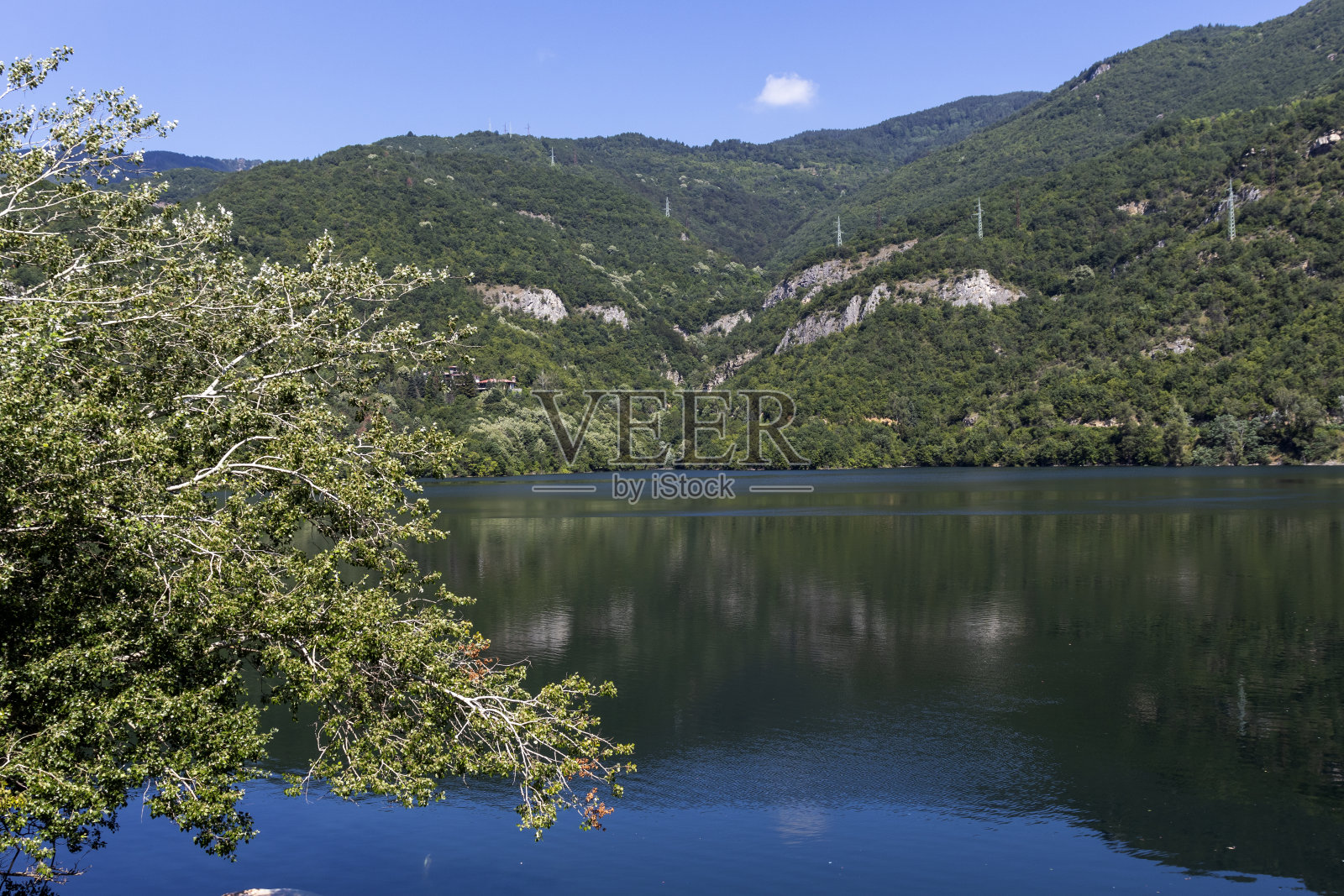保加利亚瓦查水库令人惊叹的水景照片摄影图片