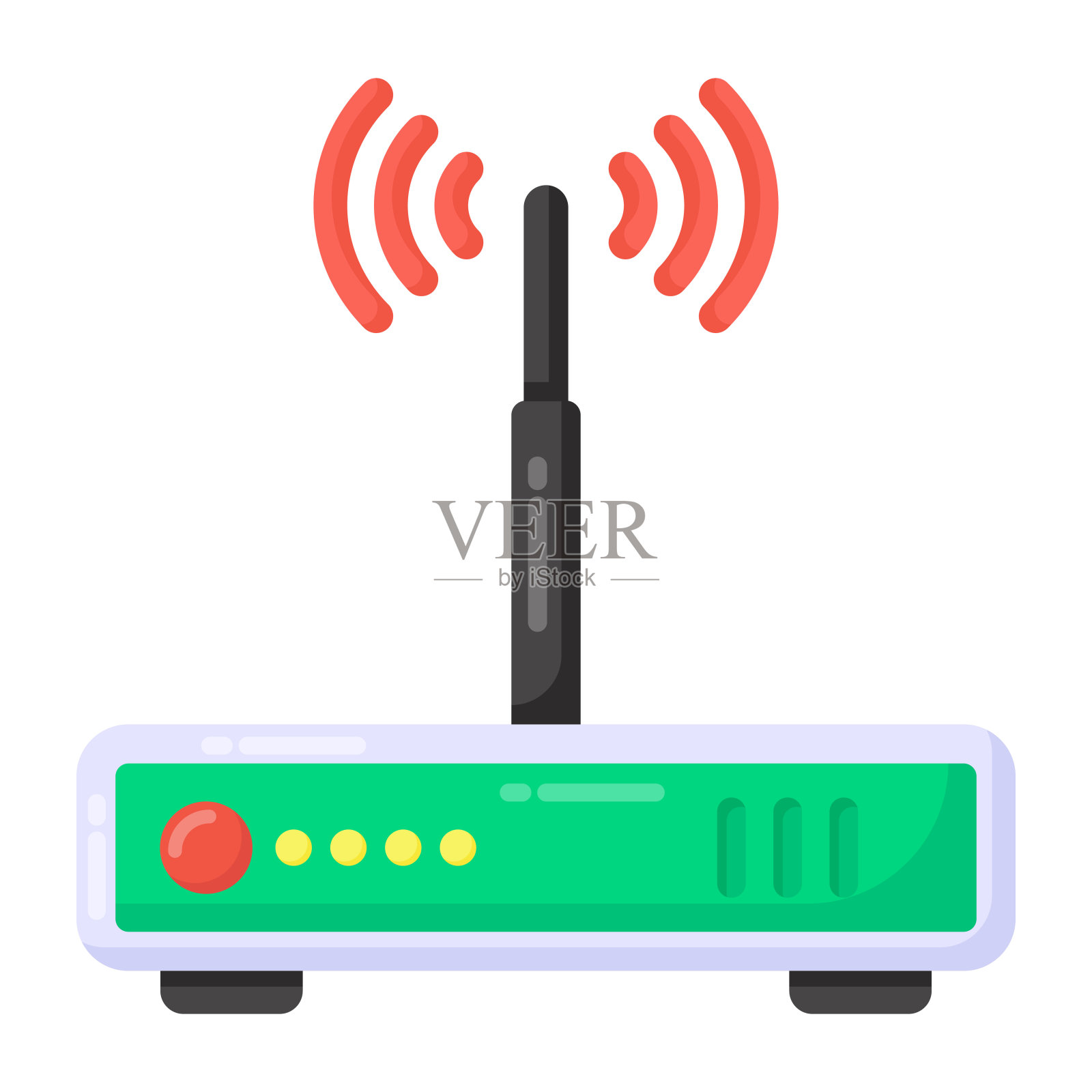 路由器插画图片素材