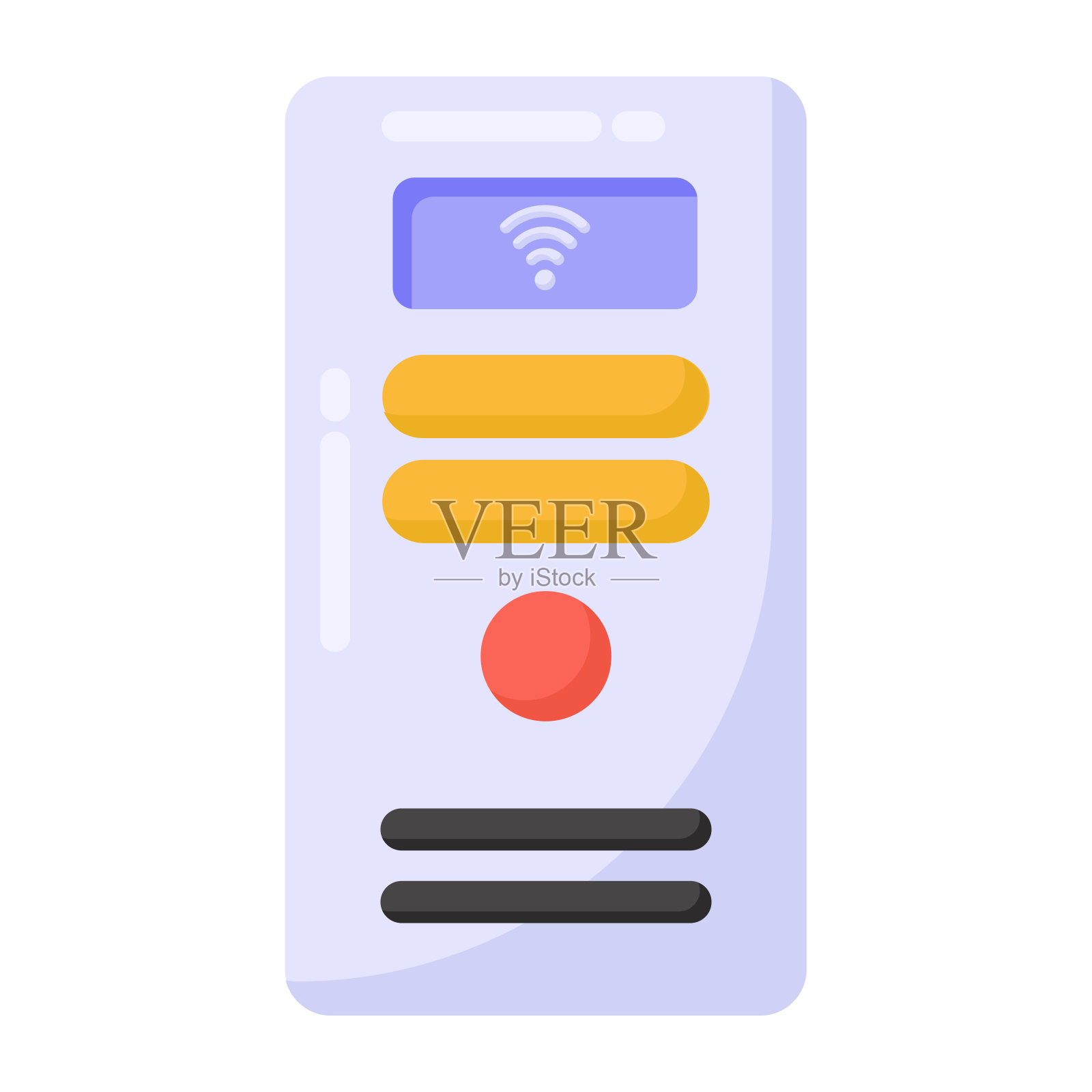 无线系统单元插画图片素材