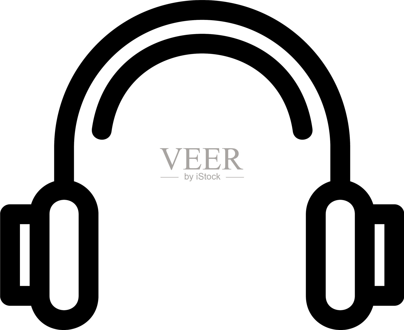 耳机图标或标志孤立符号符号图标素材