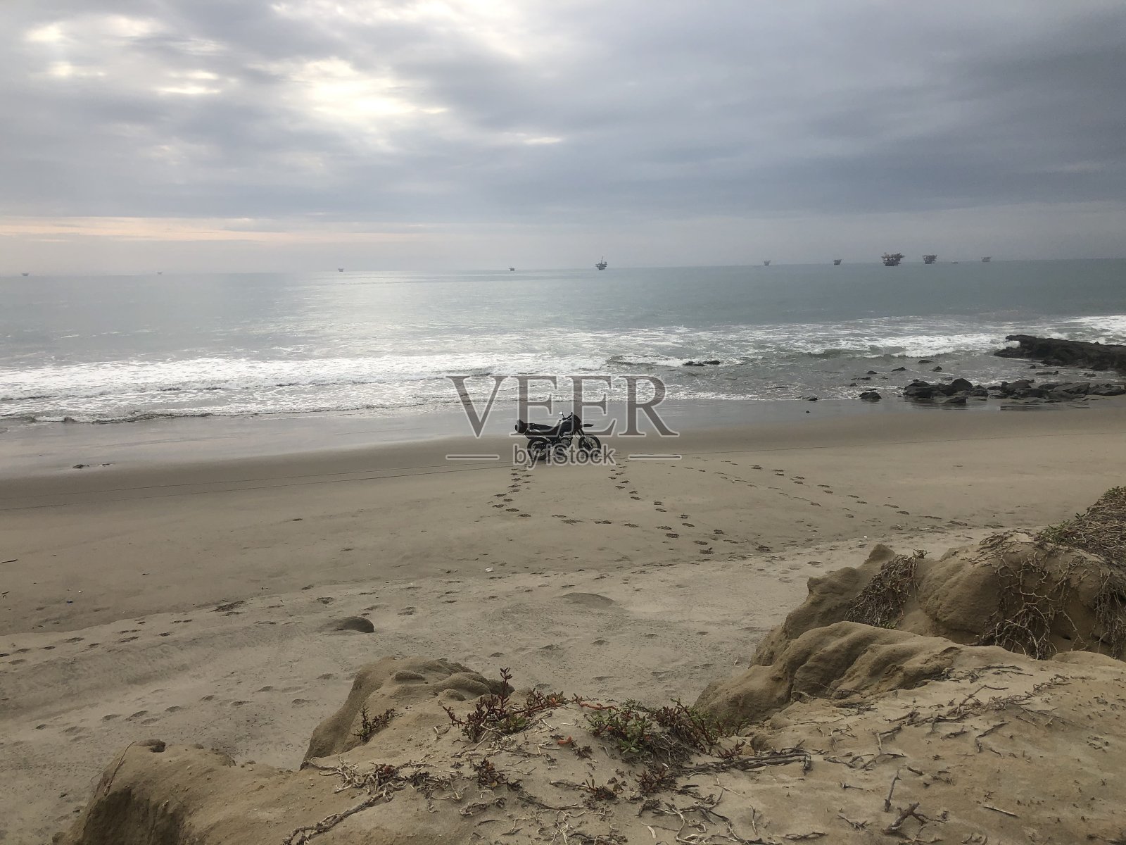 海,海岸线,沙子,日落,日出,假期,宁静,放松的地方照片摄影图片