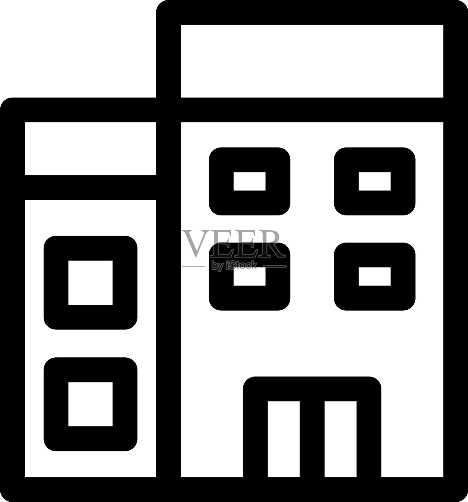 酒店标志或标志孤立标志符号图标素材