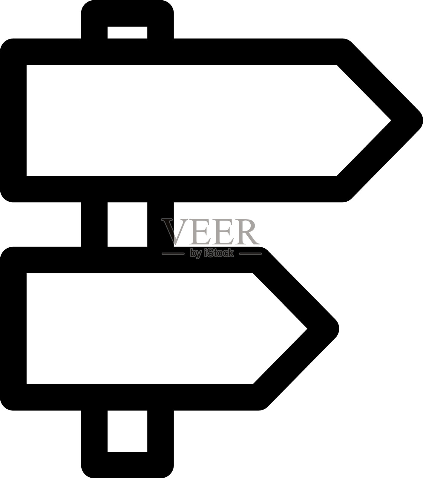 方向图标或标志孤立标志符号图标素材