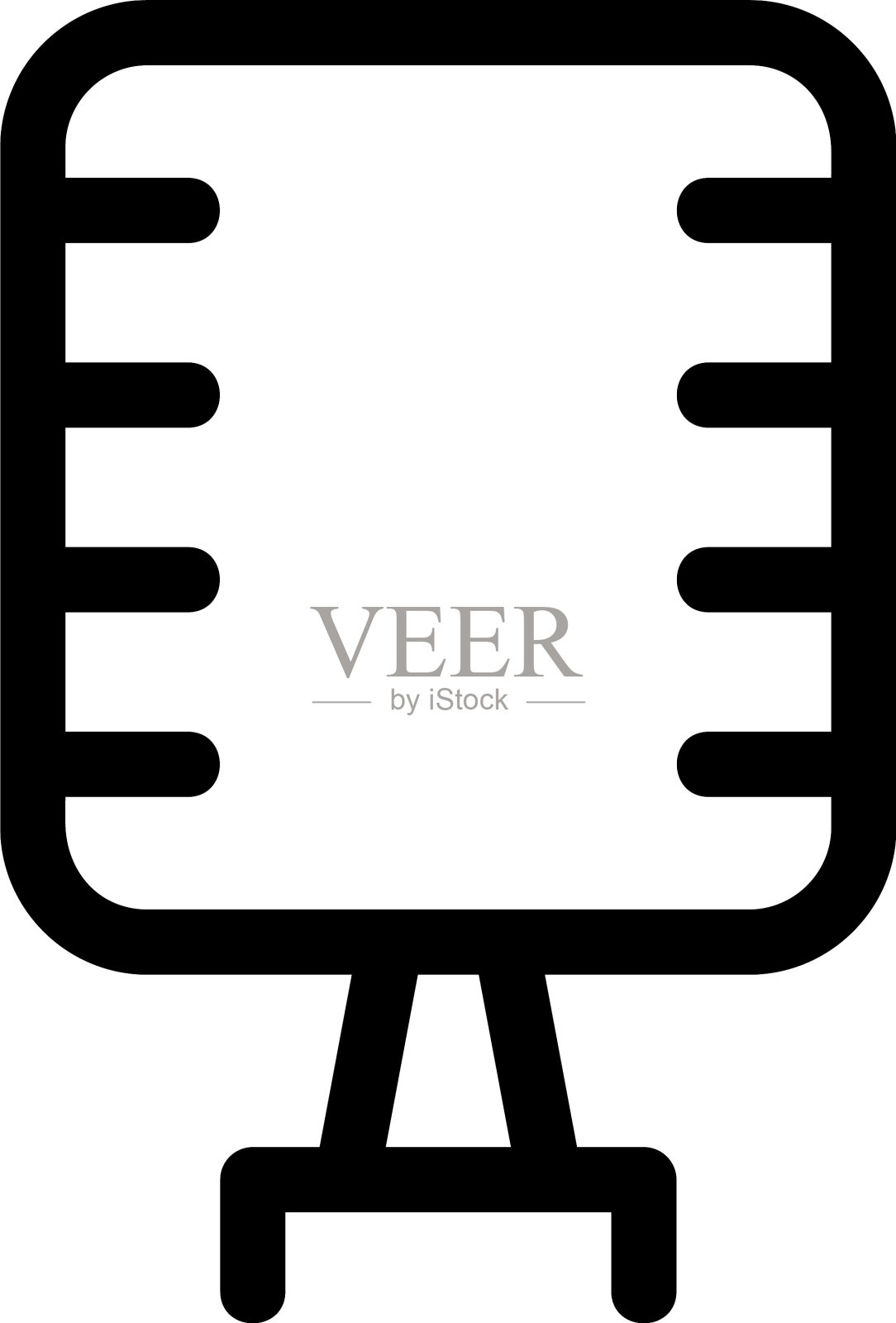 麦克图标或标志孤立标志符号设计元素图片