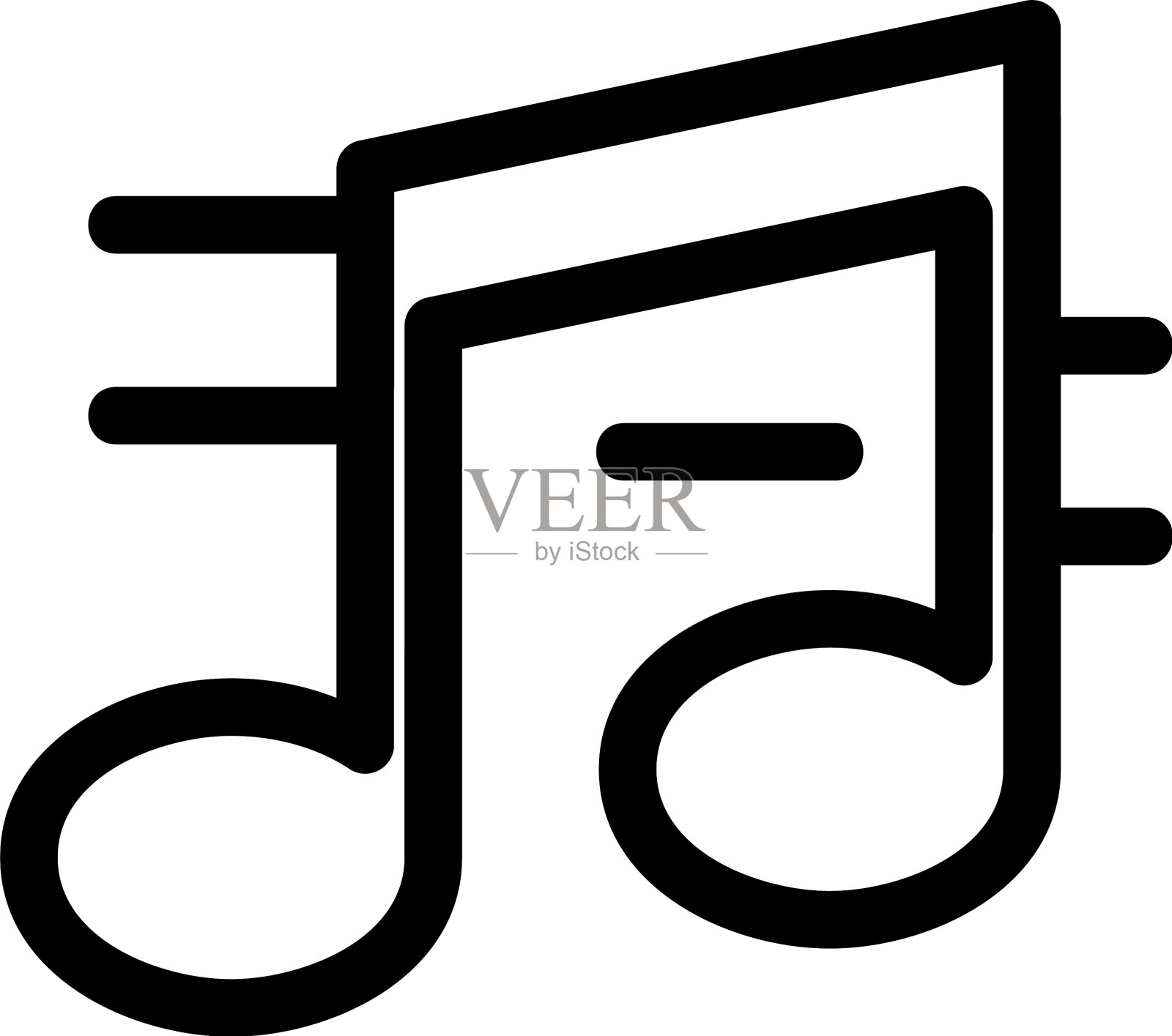 音乐图标或标志孤立符号符号图标素材