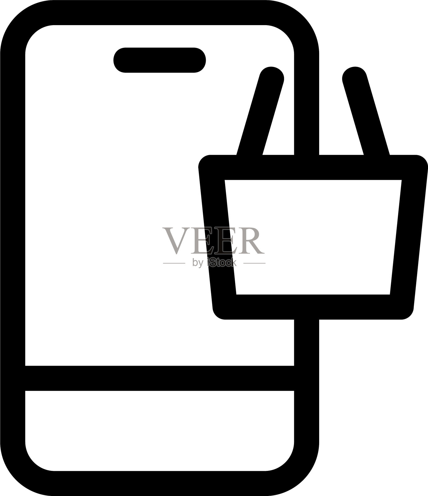 Onlen订单图标或标识孤立标志符号图标素材