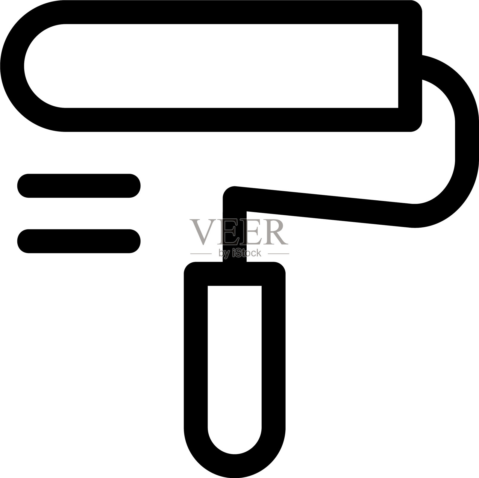 油漆图标或标志孤立标志符号图标素材