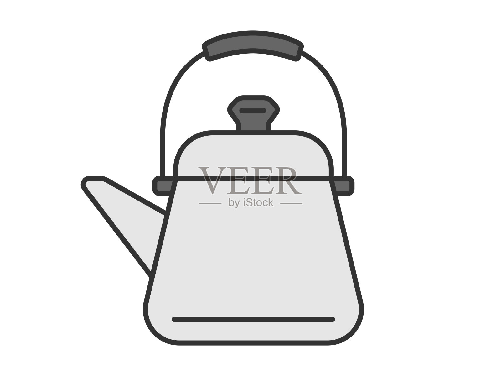 水壶的插图。插画图片素材
