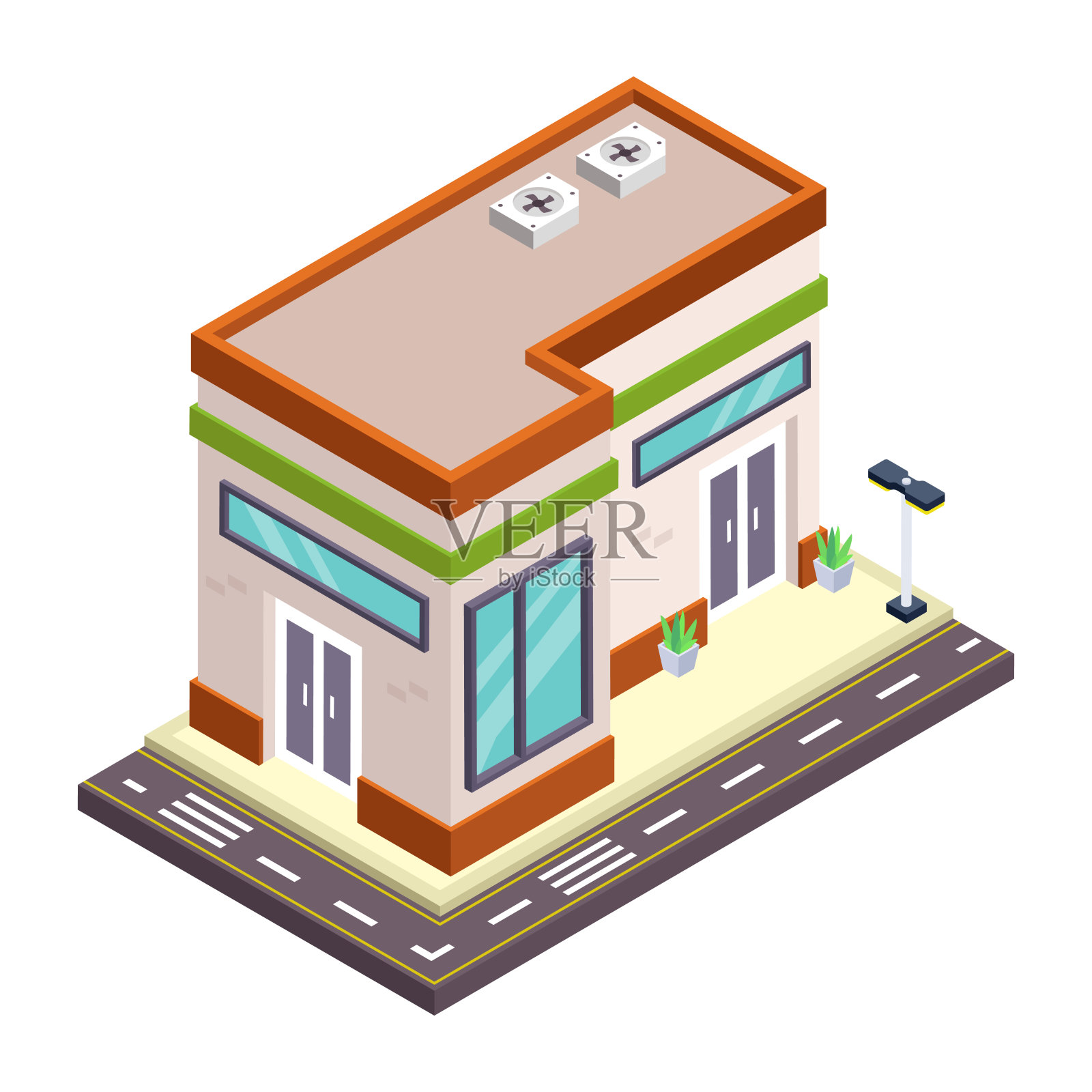 公寓插画图片素材