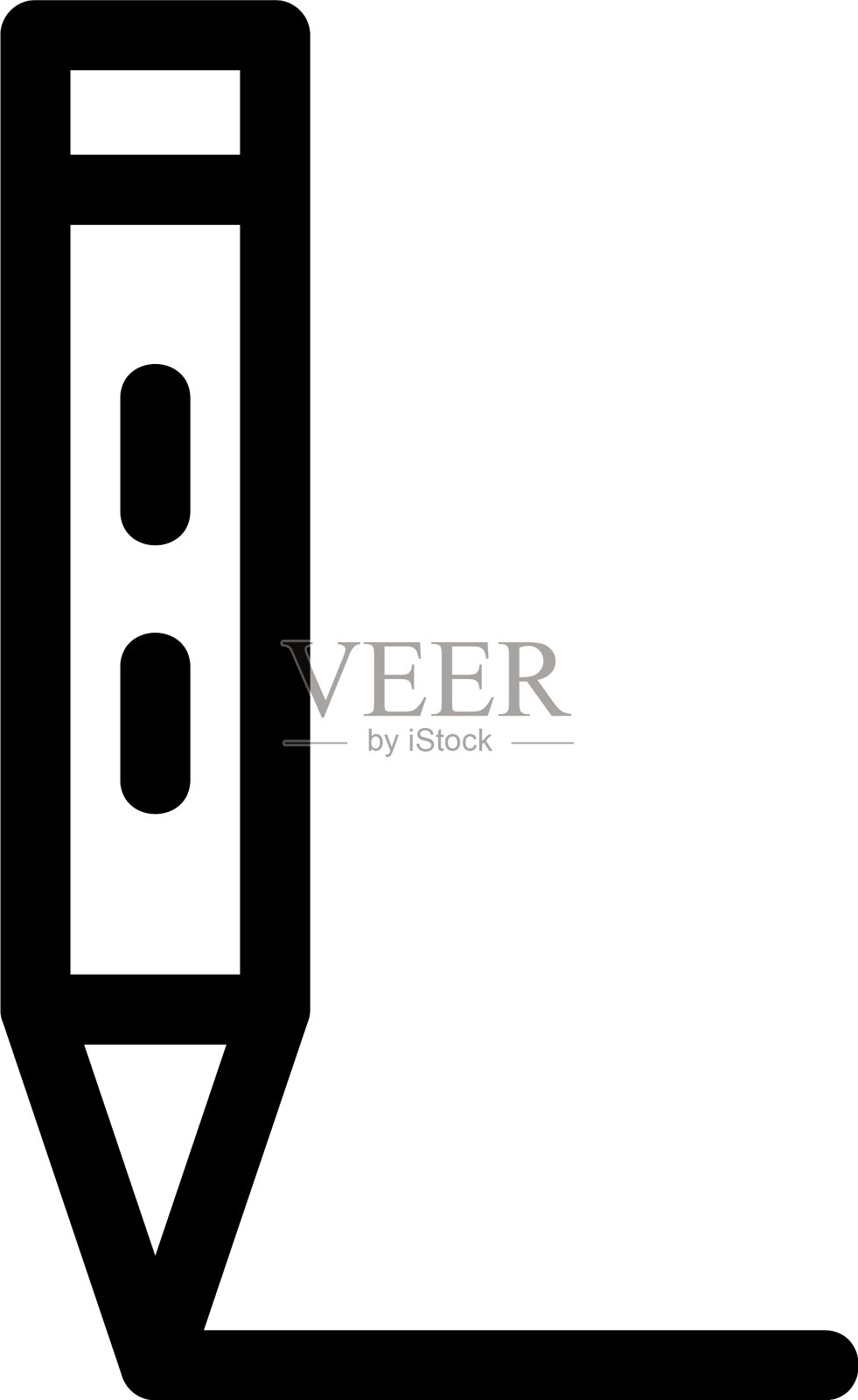 铅笔图标或标志孤立的标志符号图标素材