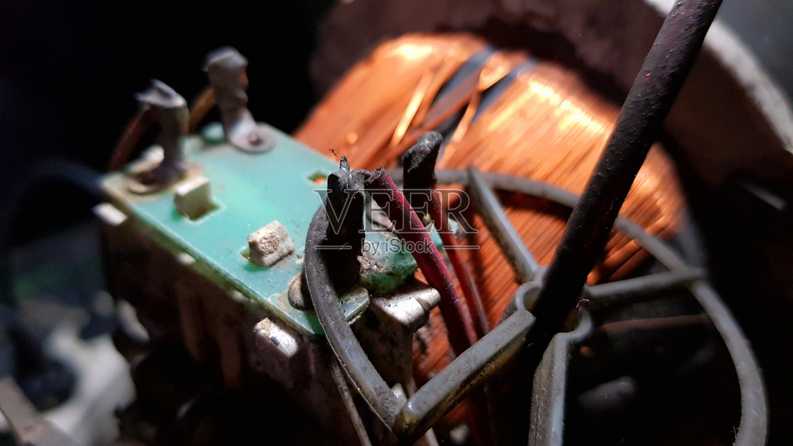 CRT偏转线圈照片摄影图片