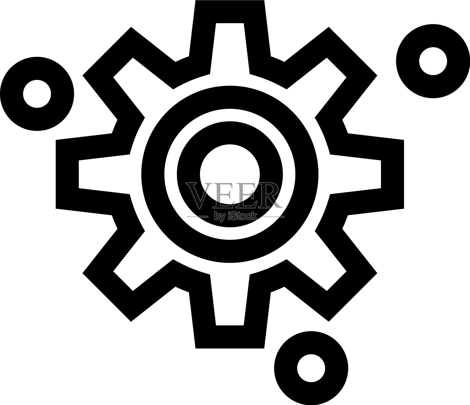 设置图标或标志孤立符号符号图标素材