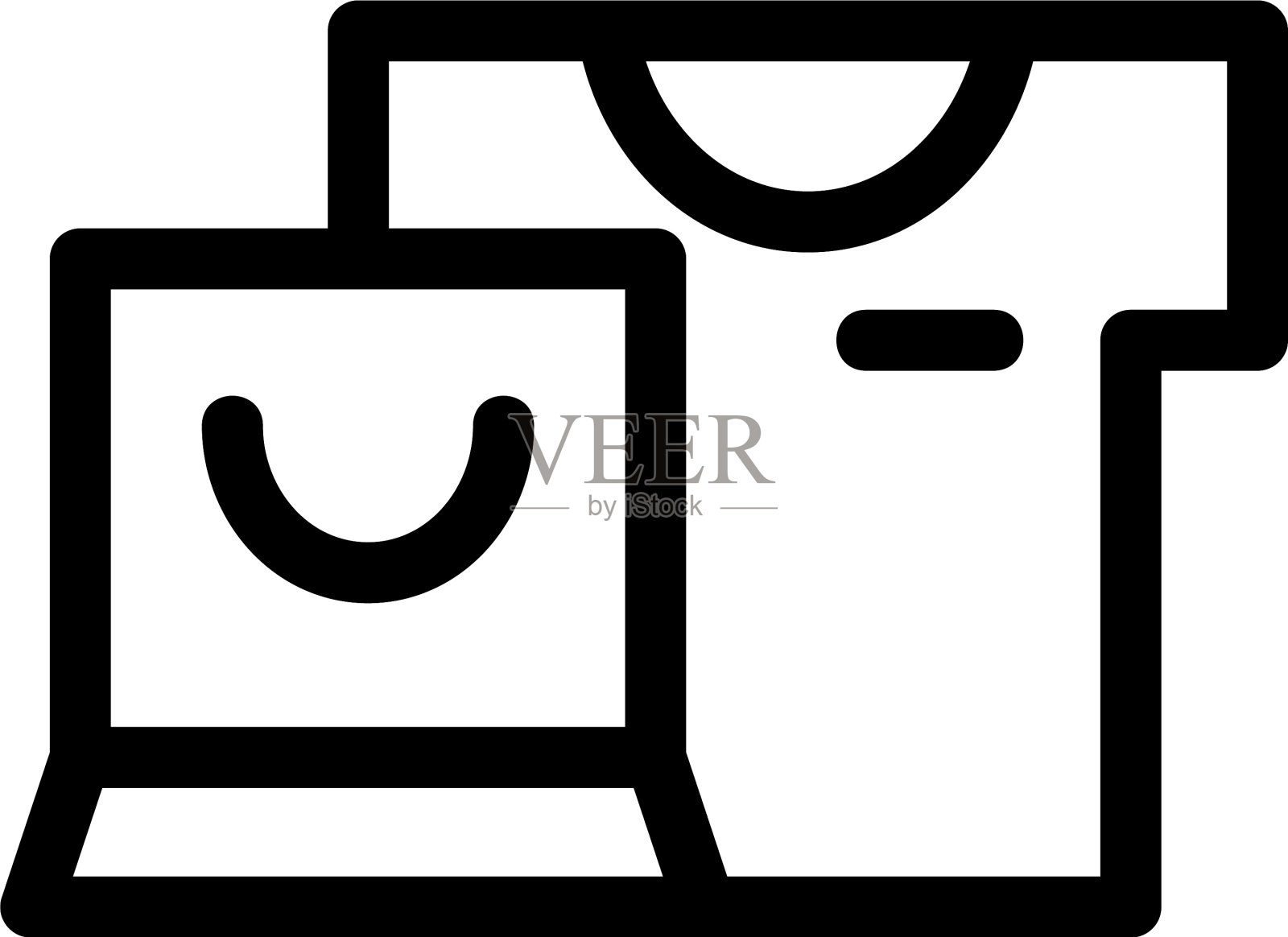 t恤图标或标志孤立符号符号图标素材