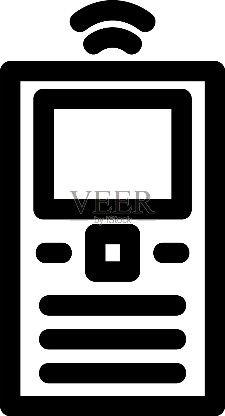 信号图标或标志孤立符号符号插画图片素材