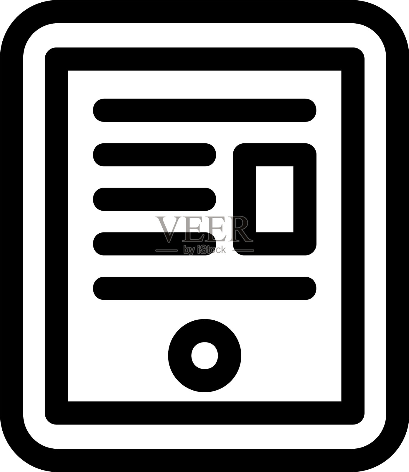 平板图标或标志孤立符号符号图标素材