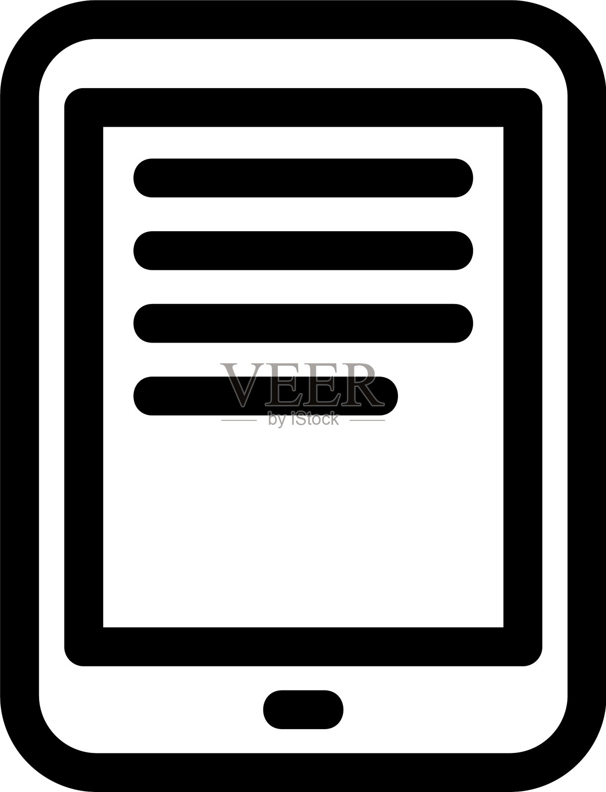 平板图标或标志孤立符号符号图标素材