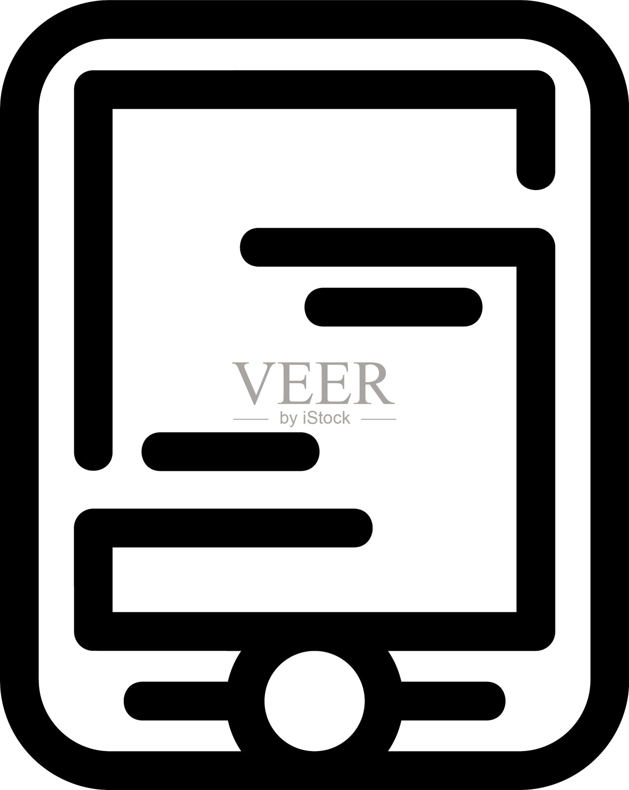 平板图标或标志孤立符号符号图标素材