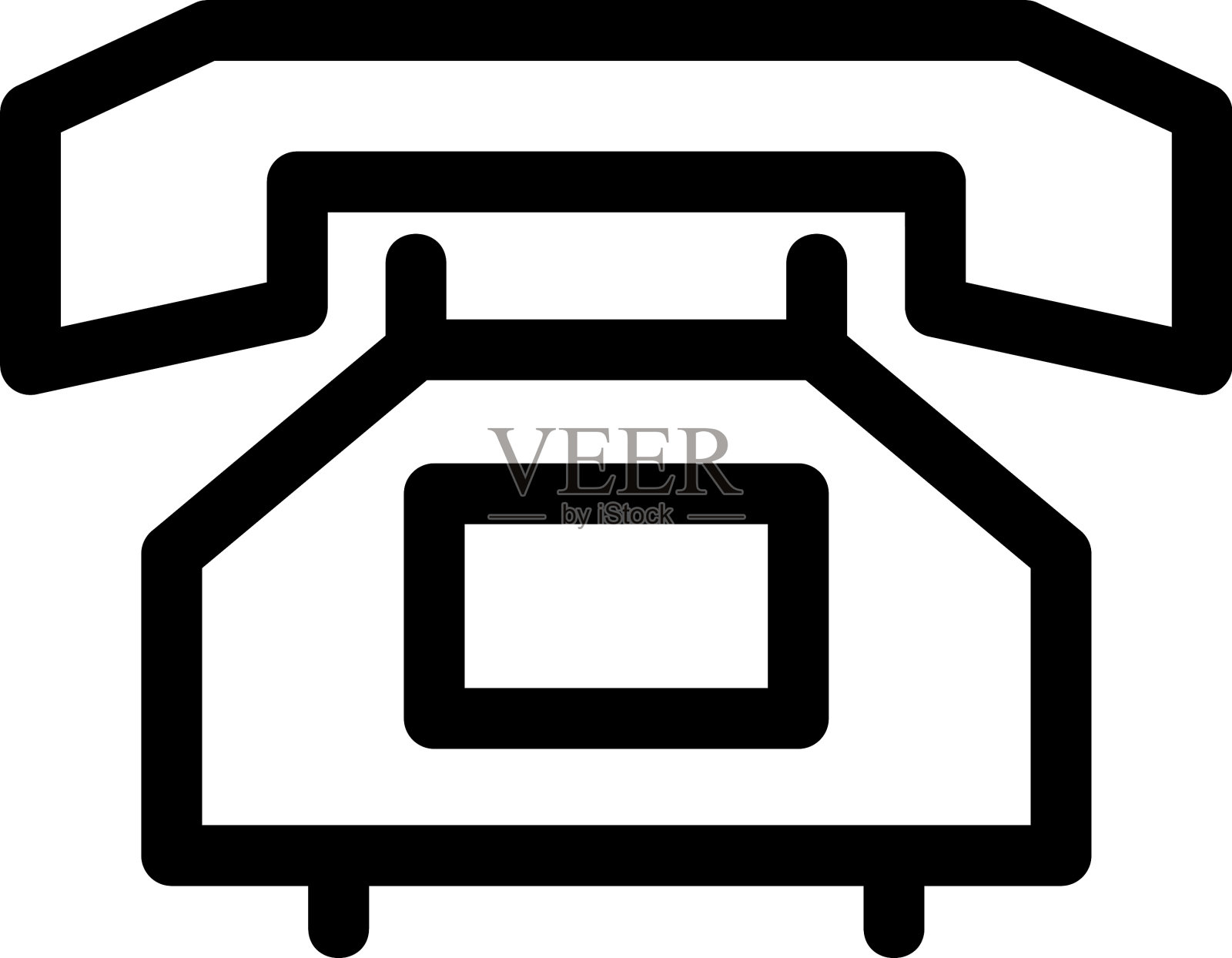 电话图标或标志孤立标志符号图标素材