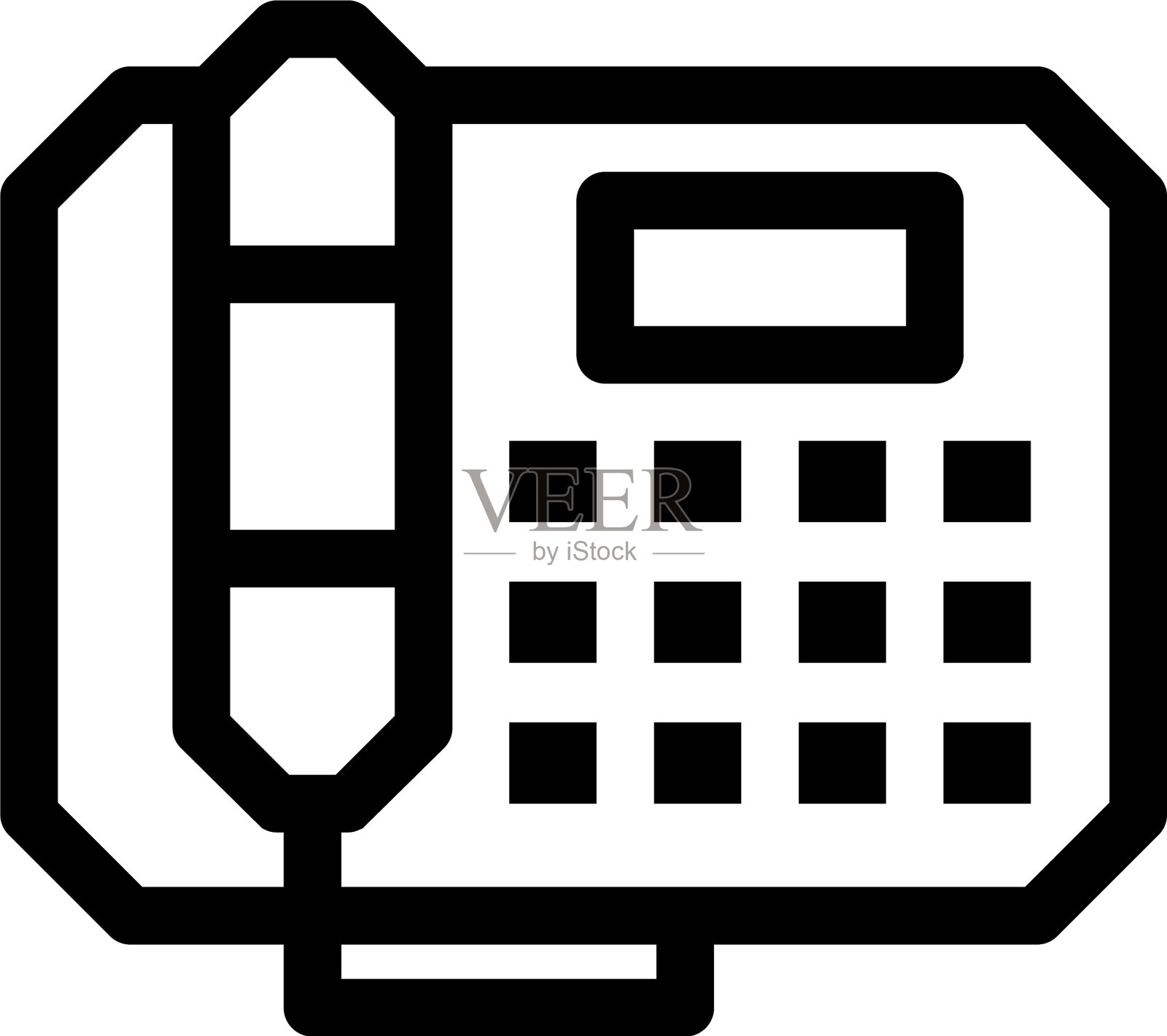 电话图标或标志孤立标志符号图标素材