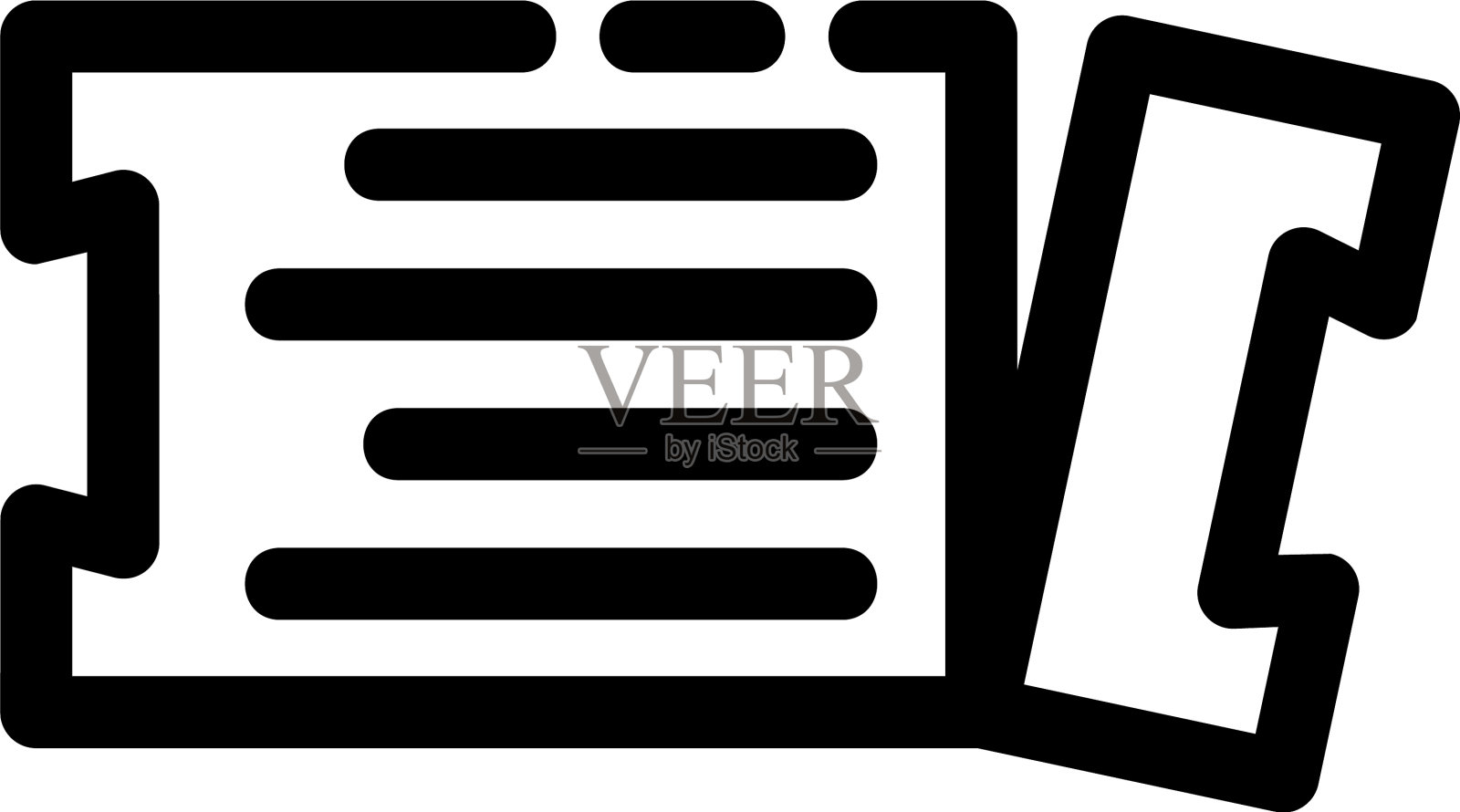 票标或标志孤立标志符号图标素材