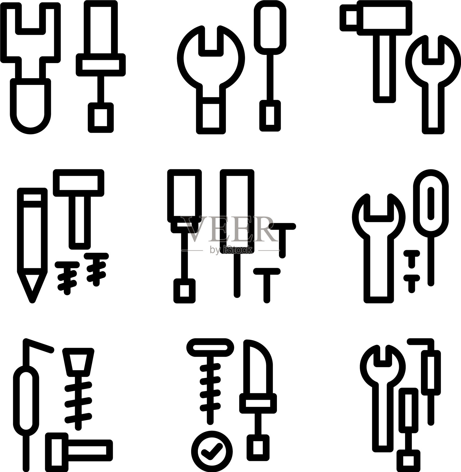 工具图标或标志孤立符号符号插画图片素材