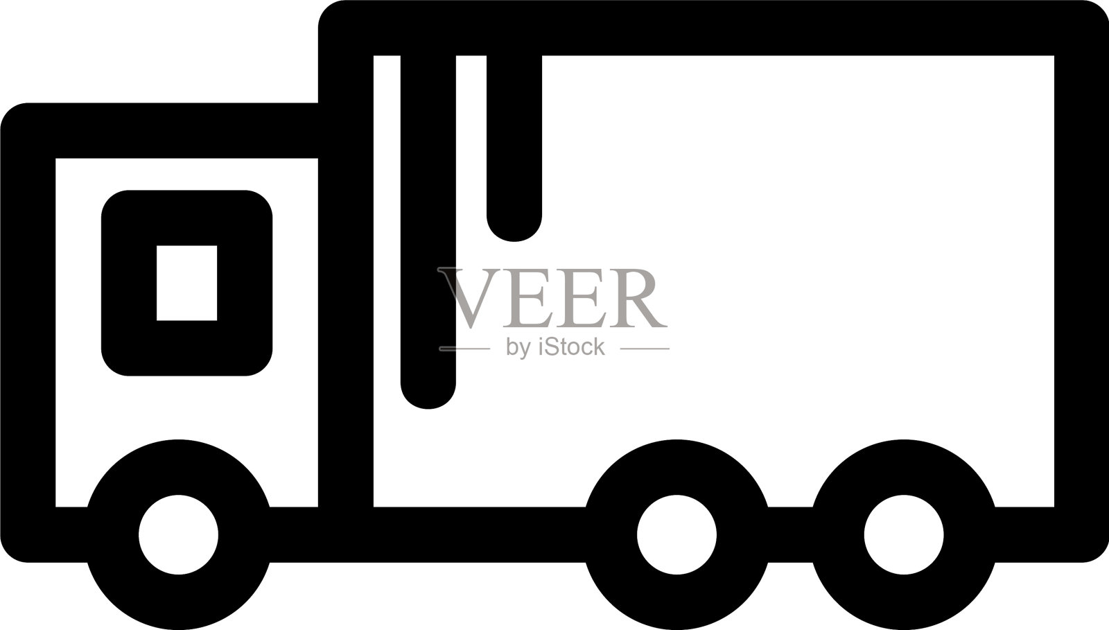 卡车图标或标志孤立标志符号图标素材