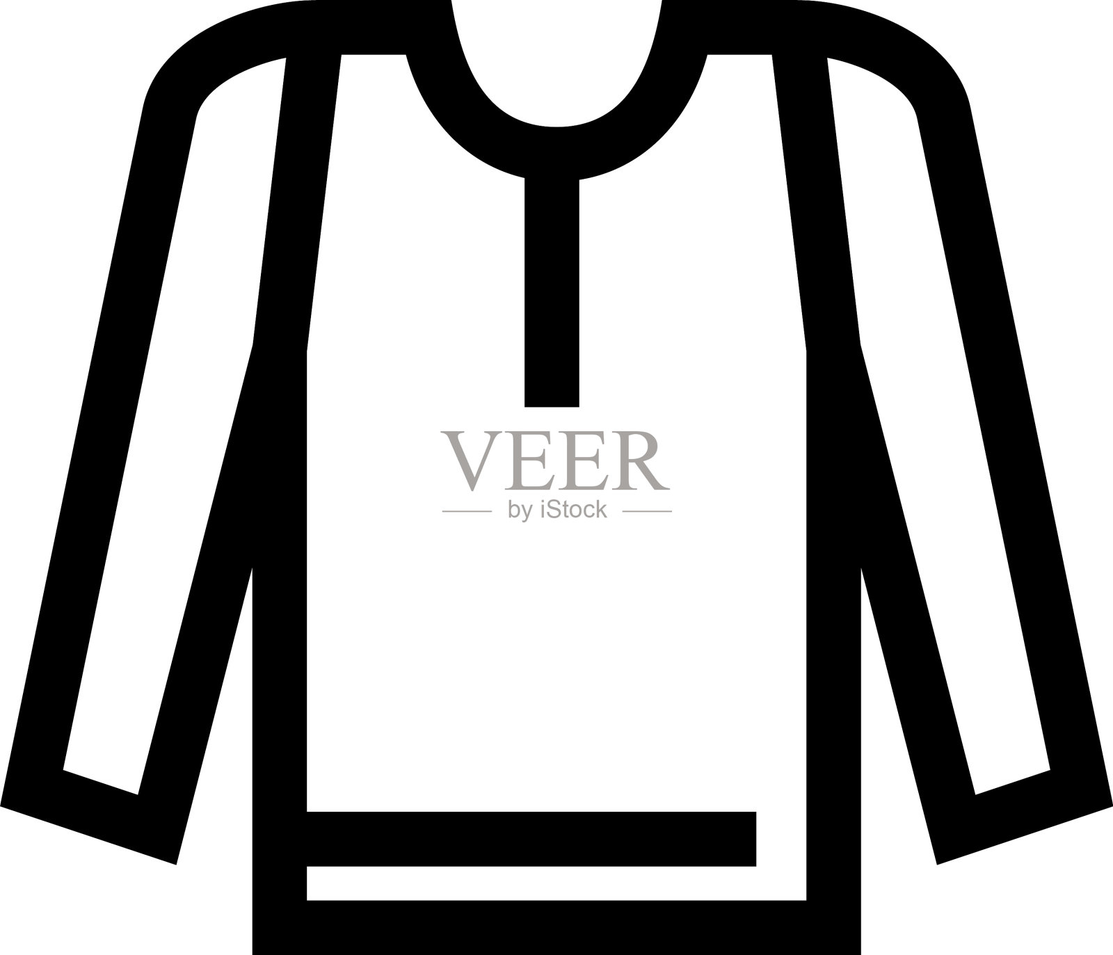 衬衫图标或标志孤立标志符号图标素材