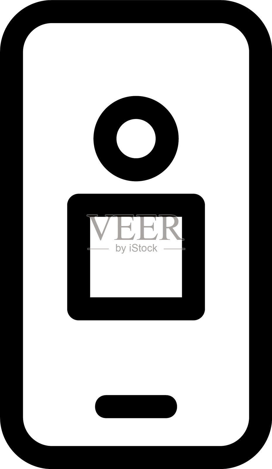 视频通话图标或标志孤立符号符号图标素材