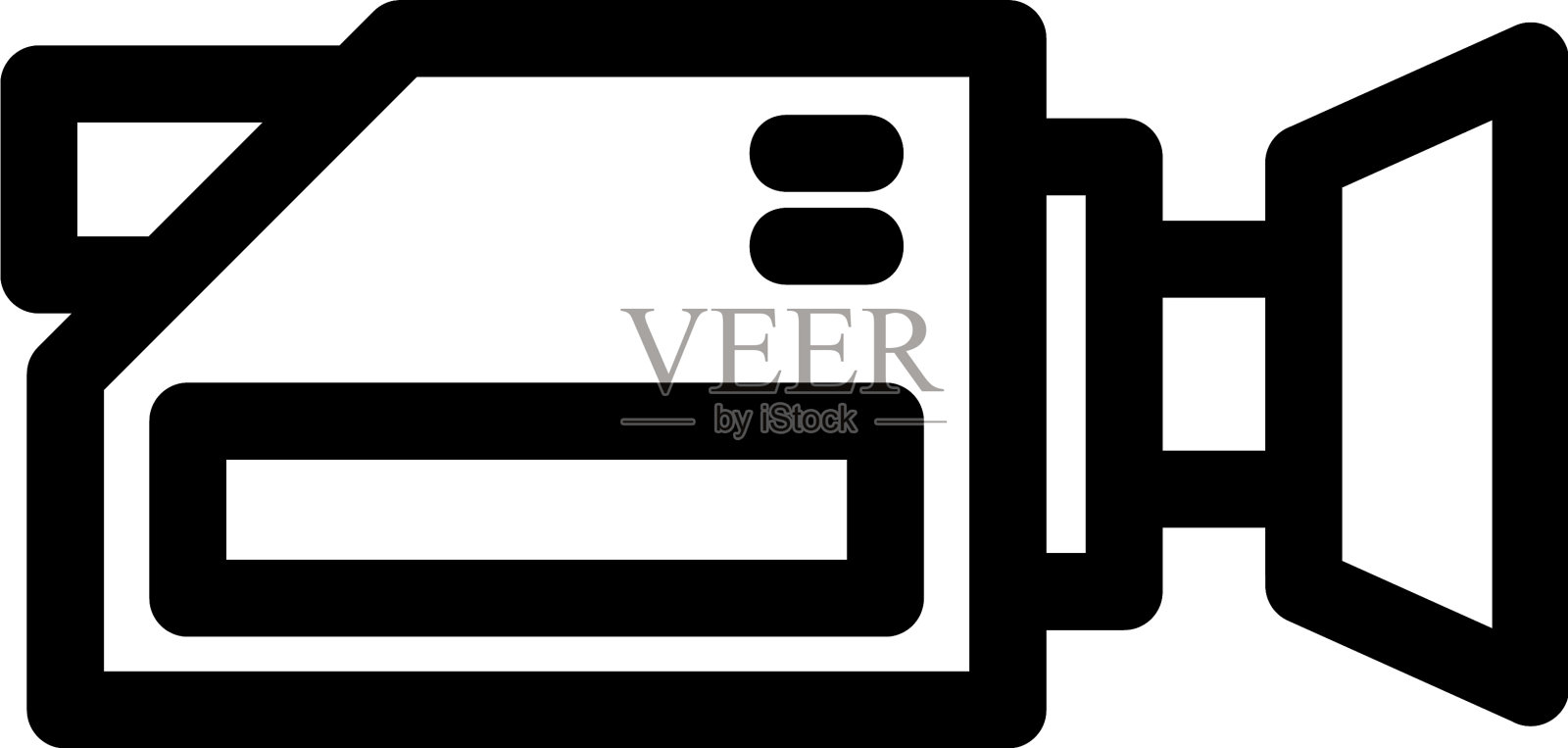 视频图标或标志孤立符号符号图标素材