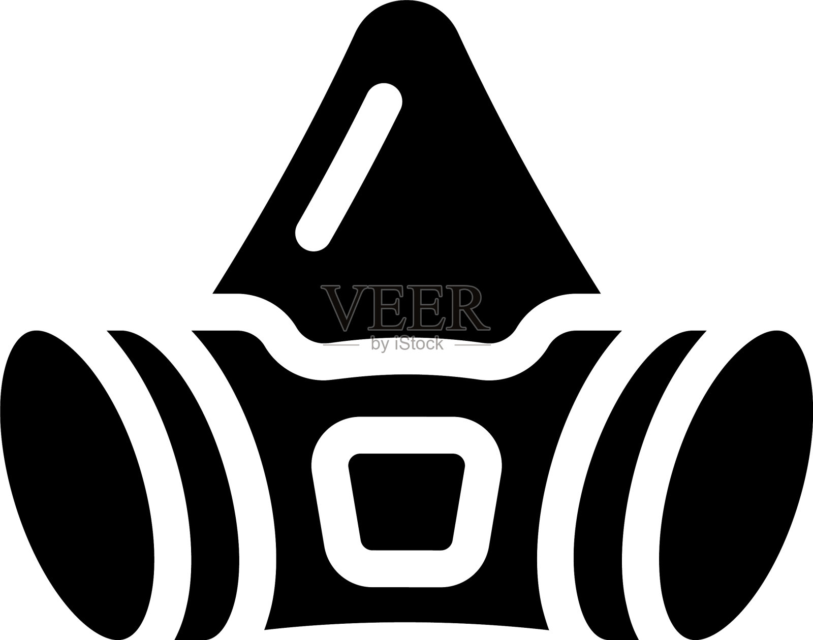 防毒面具插画图片素材