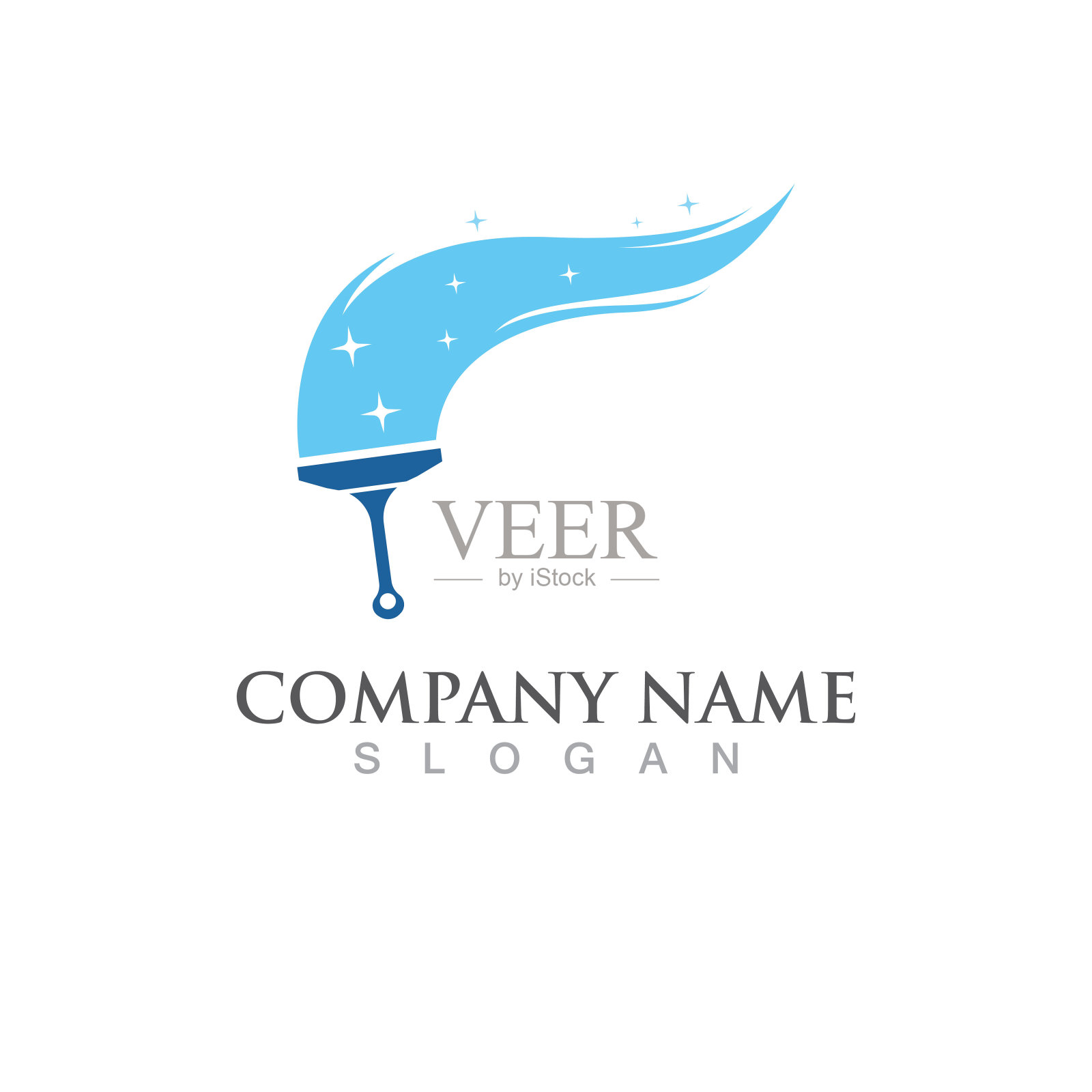 清洁标志和符号插图矢量模板插画图片素材