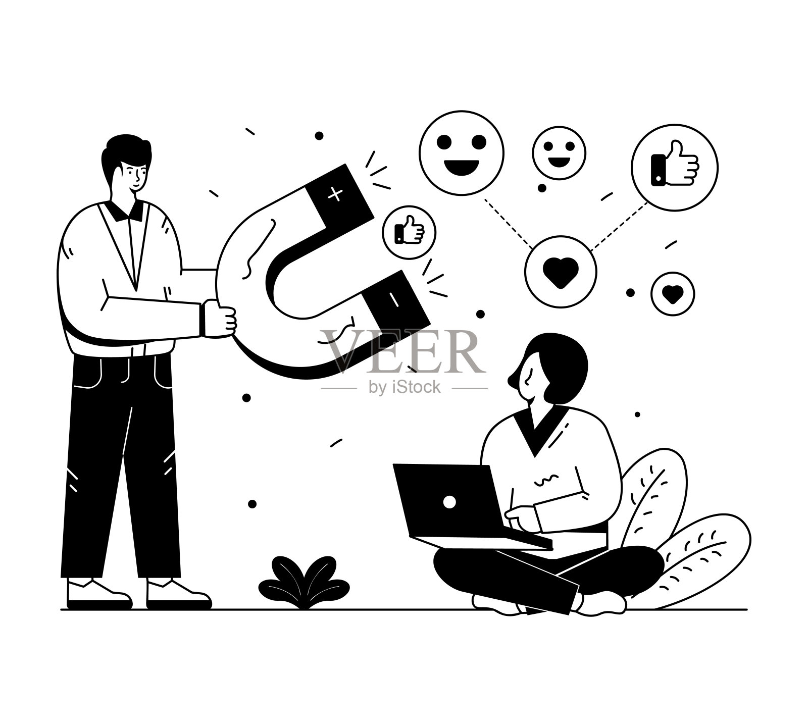 社会活动插画图片素材