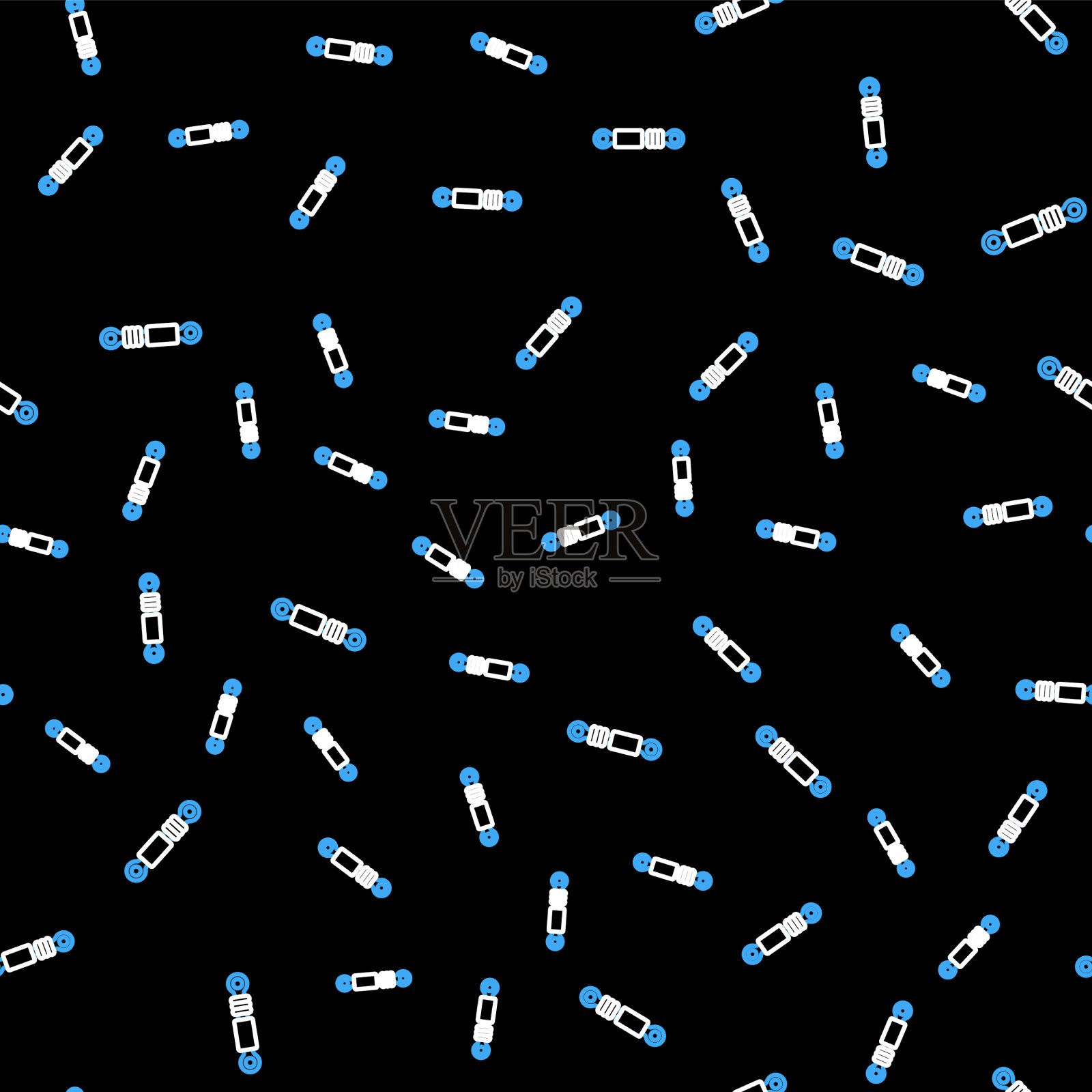 线路减震器图标隔离无缝模式插画图片素材