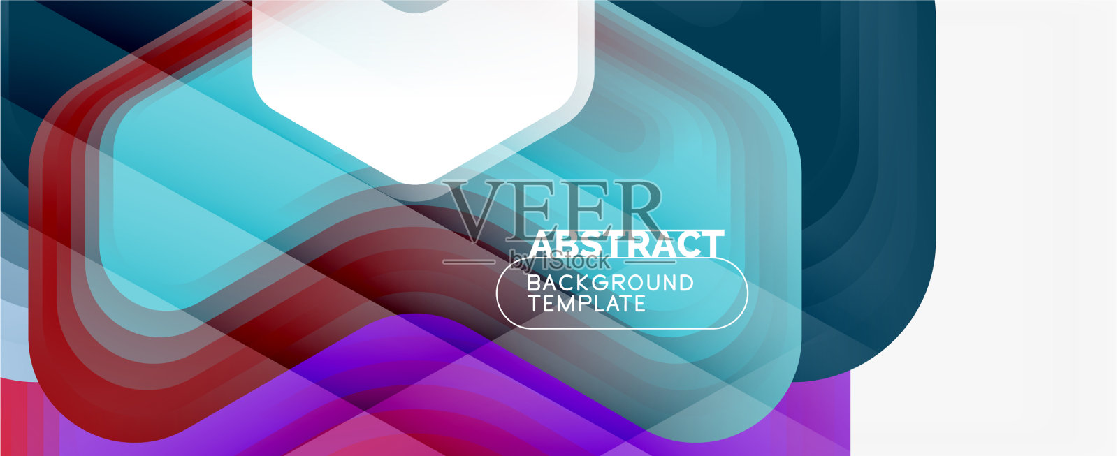 三维箭头几何构成抽象插画图片素材