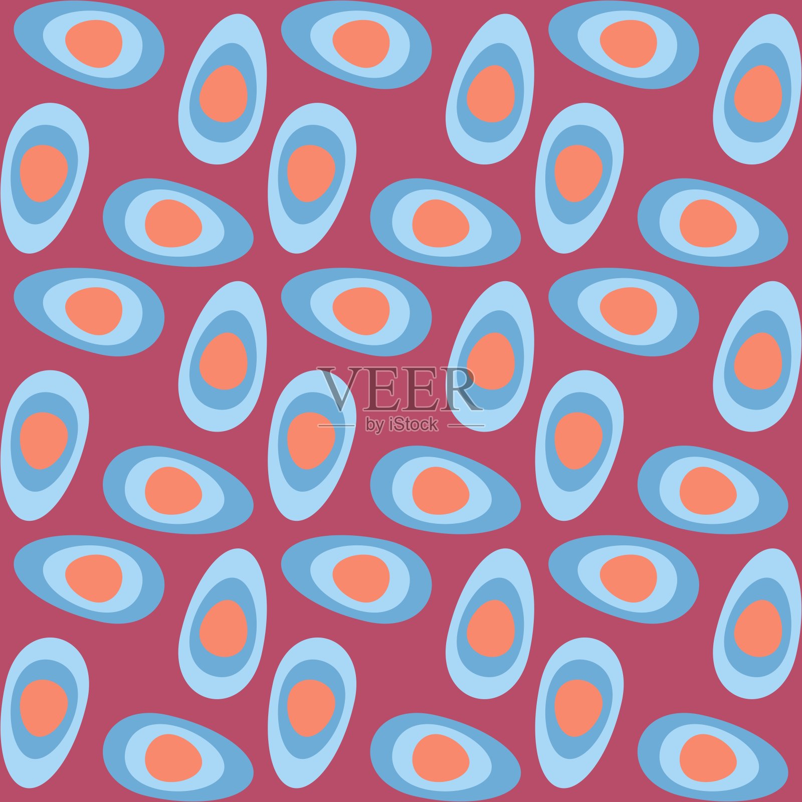 斑点抽象无缝图案-装饰任何表面的重点。插画图片素材