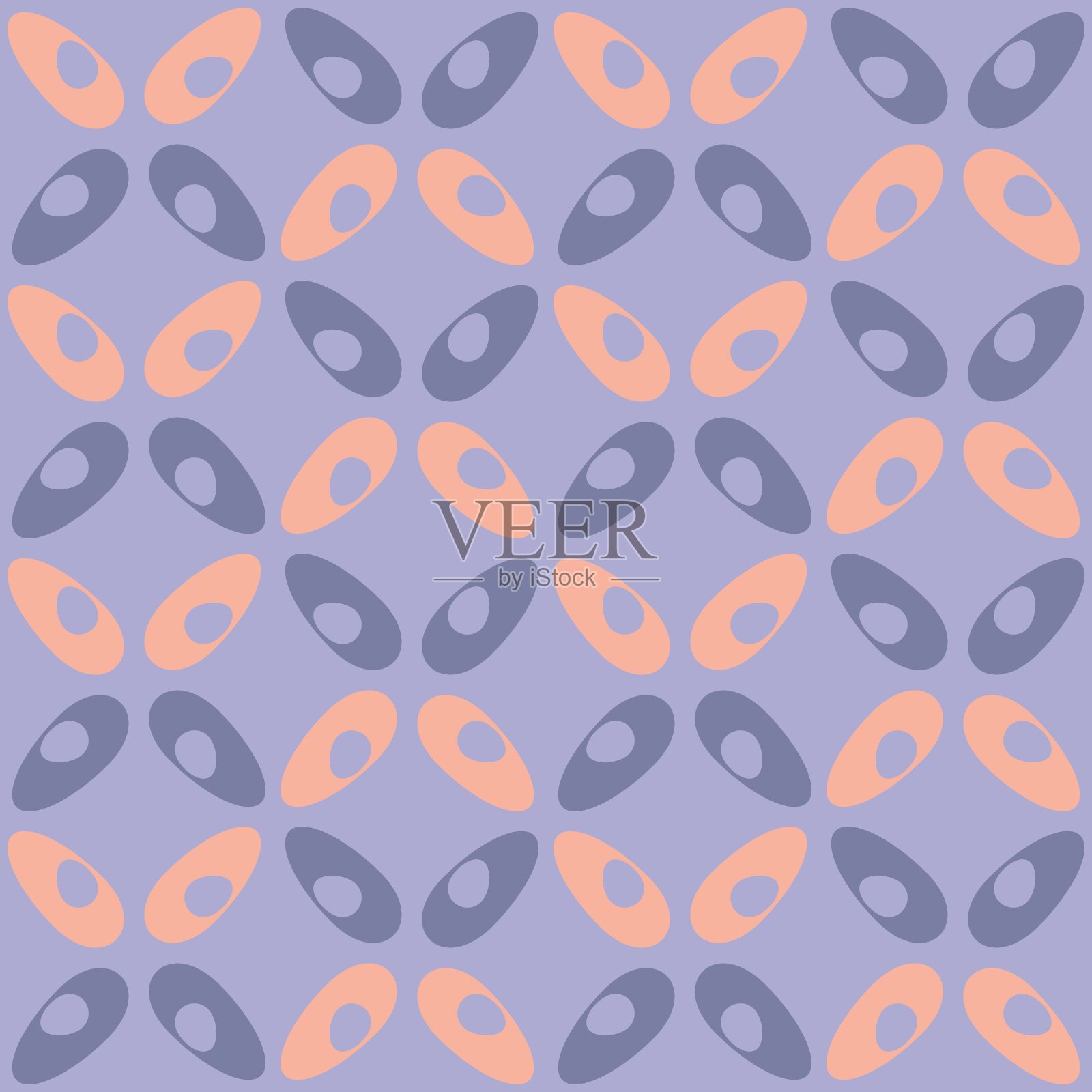 斑点抽象无缝图案-装饰任何表面的重点。插画图片素材