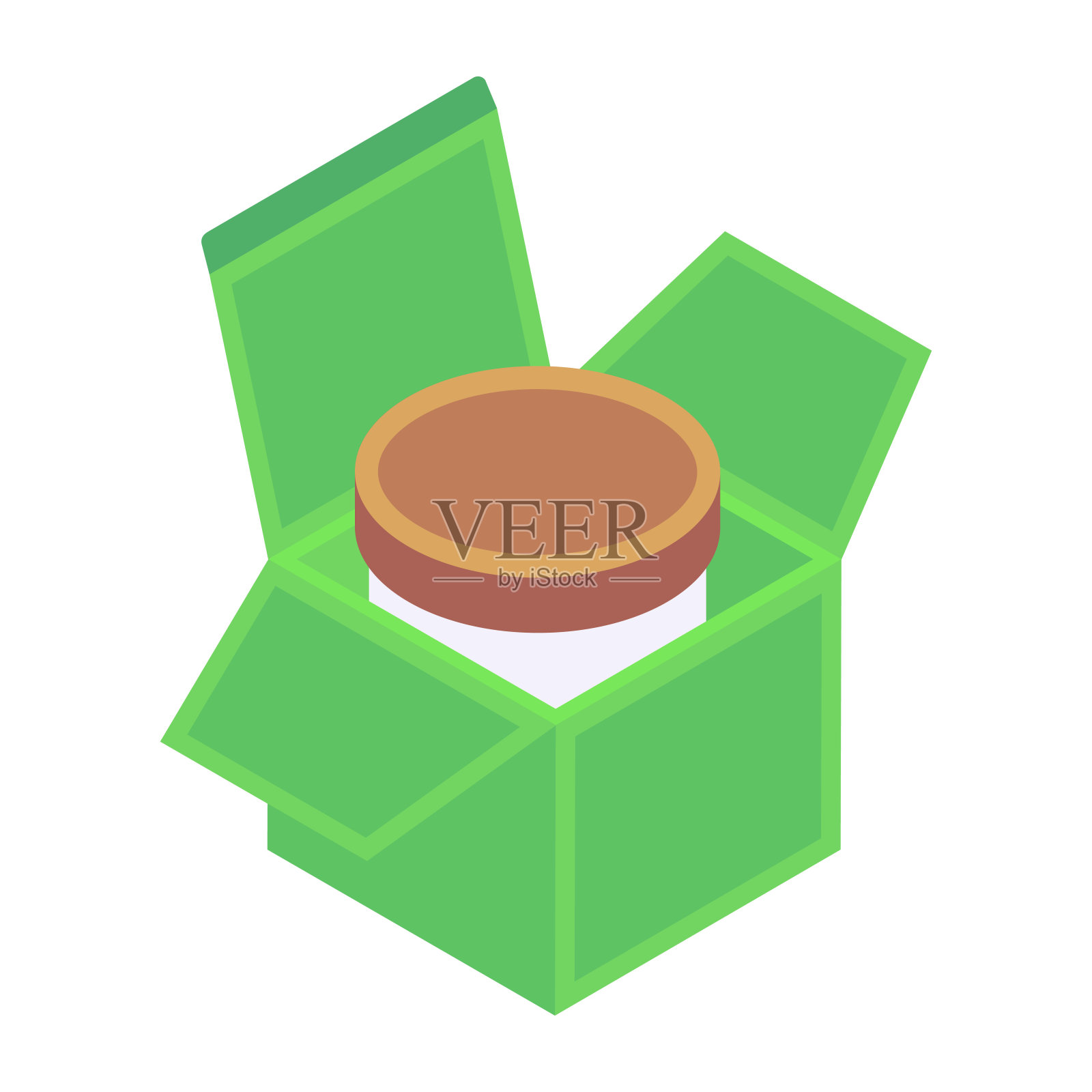 喷淋箱插画图片素材