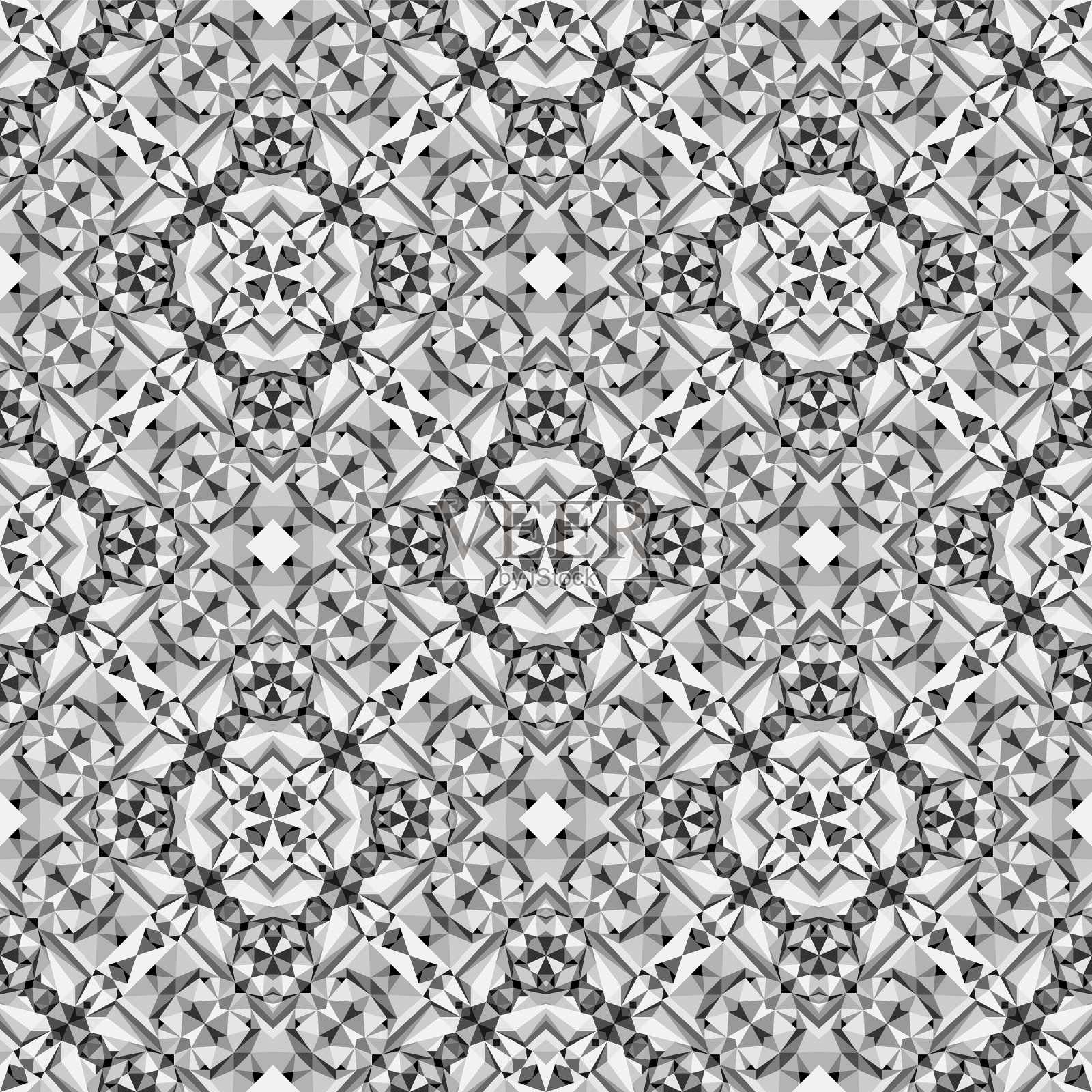 RGB几何无缝图案点缀插画图片素材