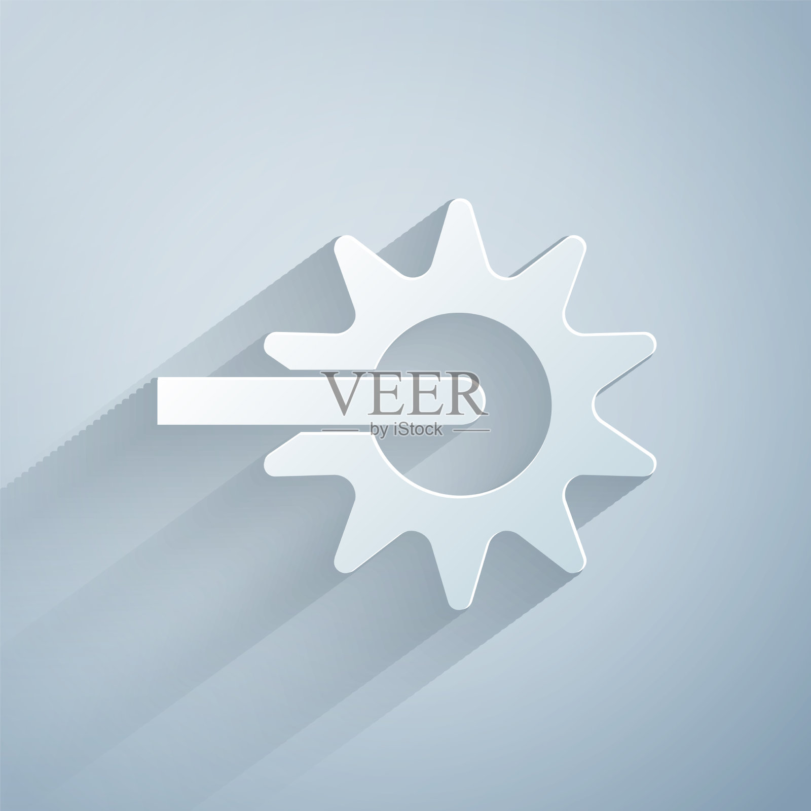 剪纸牛仔骑马靴刺图标图标素材