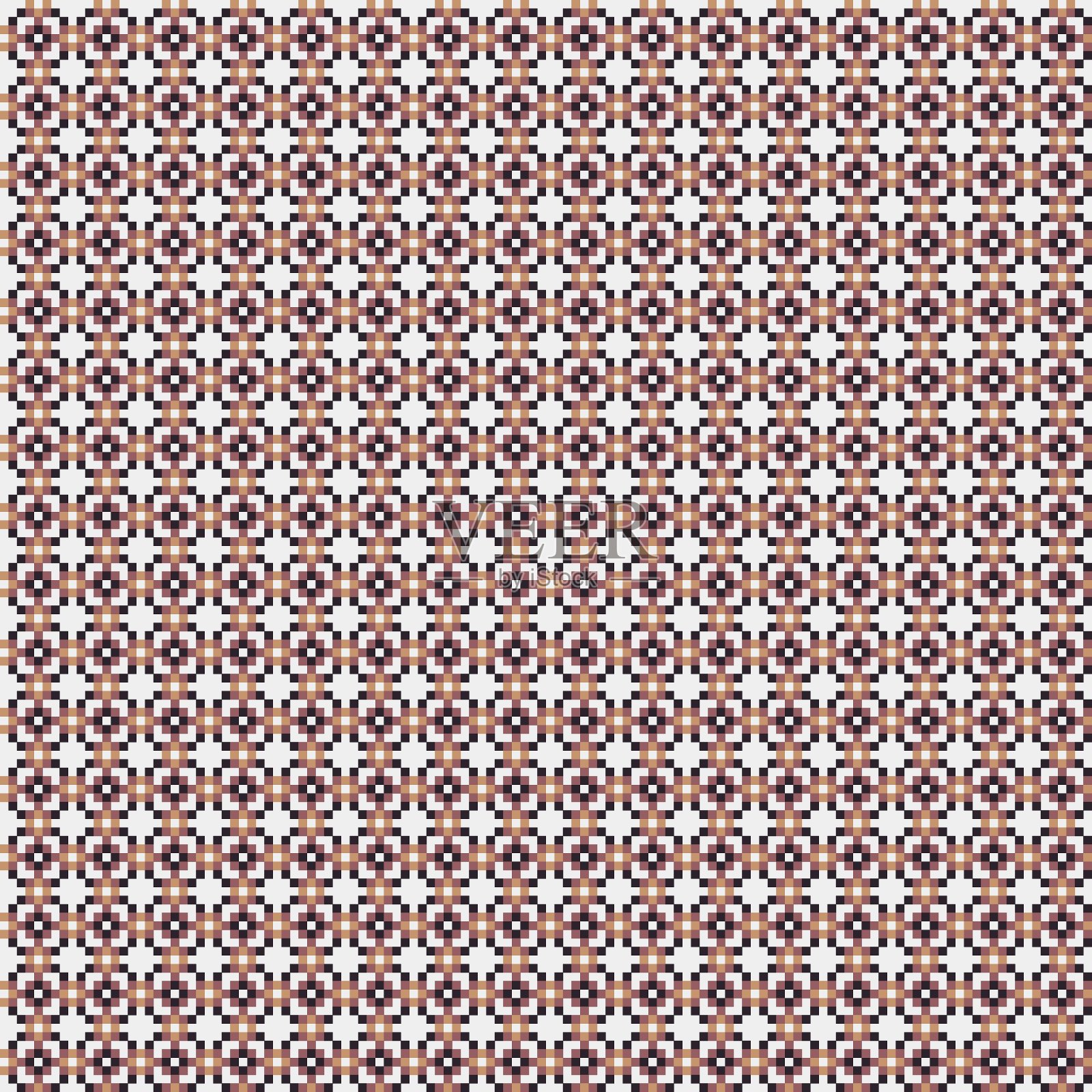 点阵生成式计算艺术插画插画图片素材