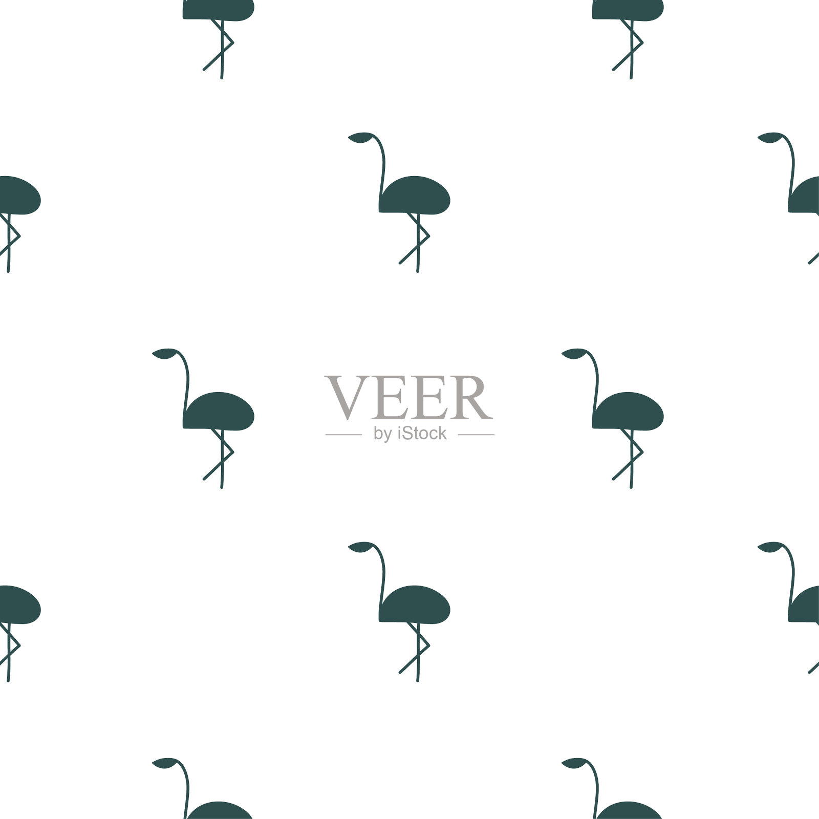 标志热带珍奇鸟类插画图片素材